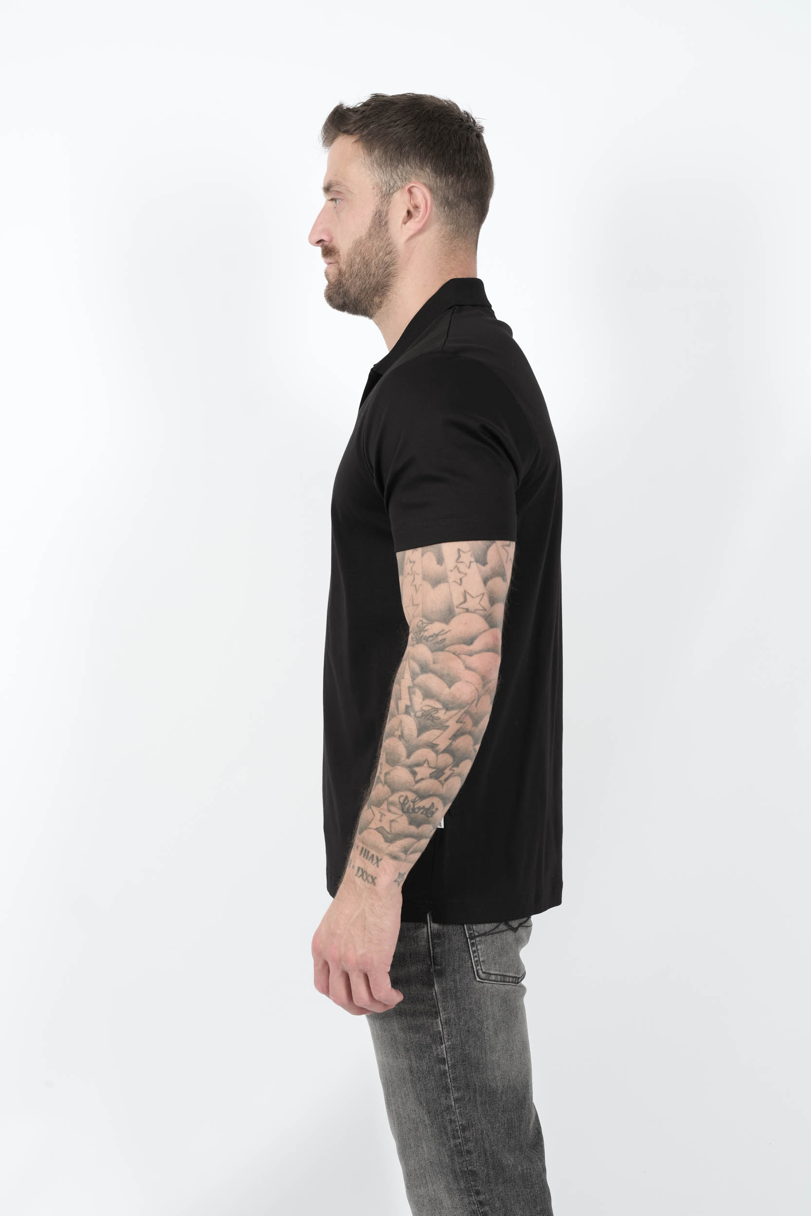  Image du produit POLO NN07 COL OUVERT NOIR PAUL3525-999 - 4