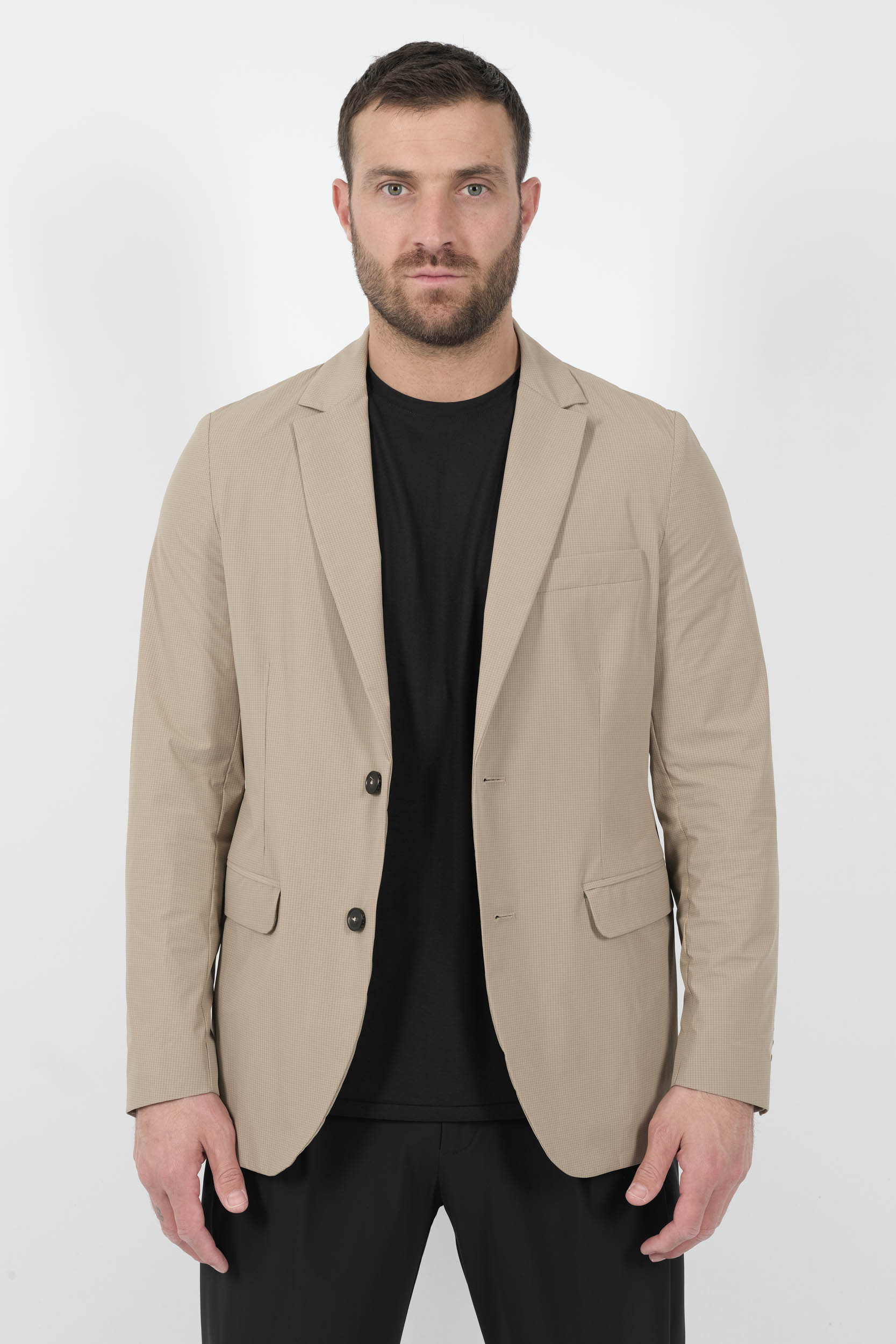  Image du produit BLAZER RRD MOTIF QUADRILLE BEIGE 25054-84 - 3