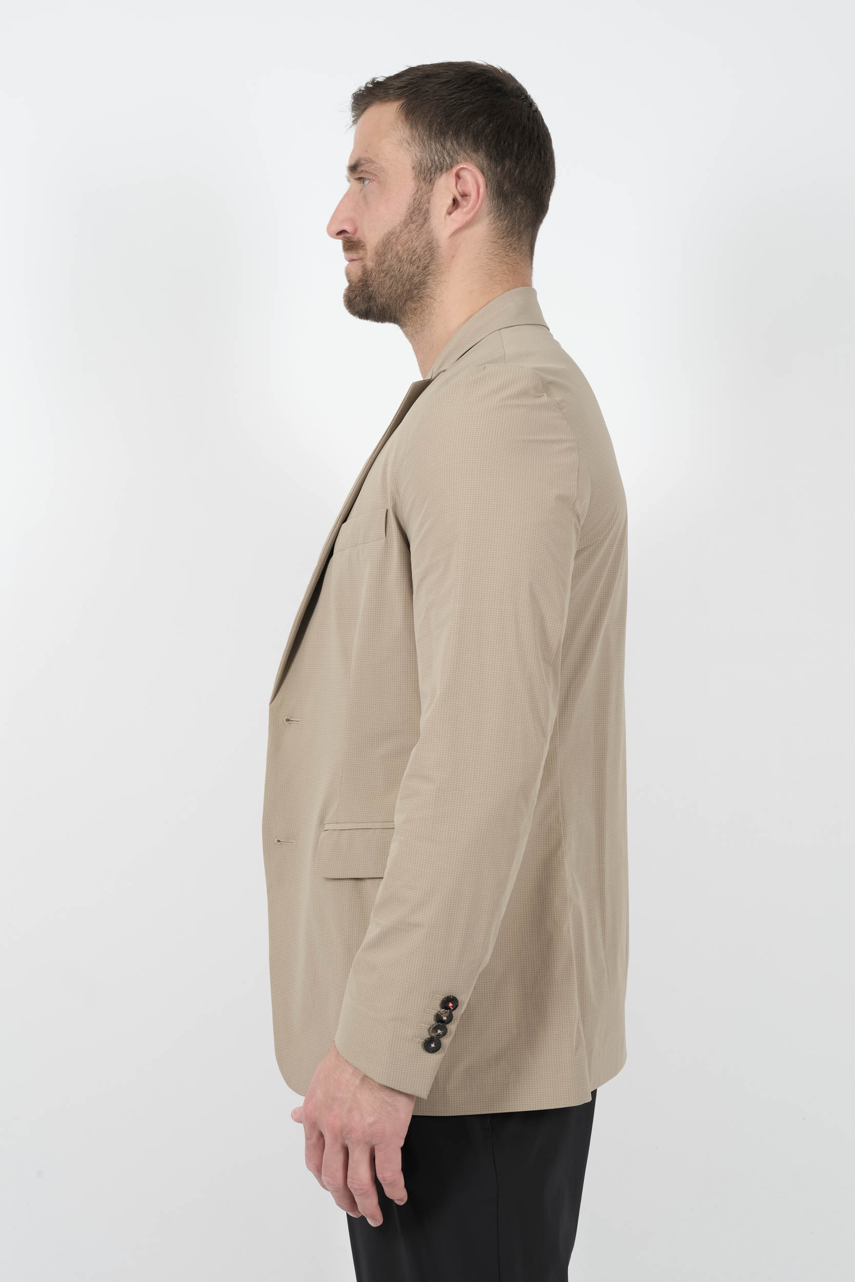  Image du produit BLAZER RRD MOTIF QUADRILLE BEIGE 25054-84 - 4