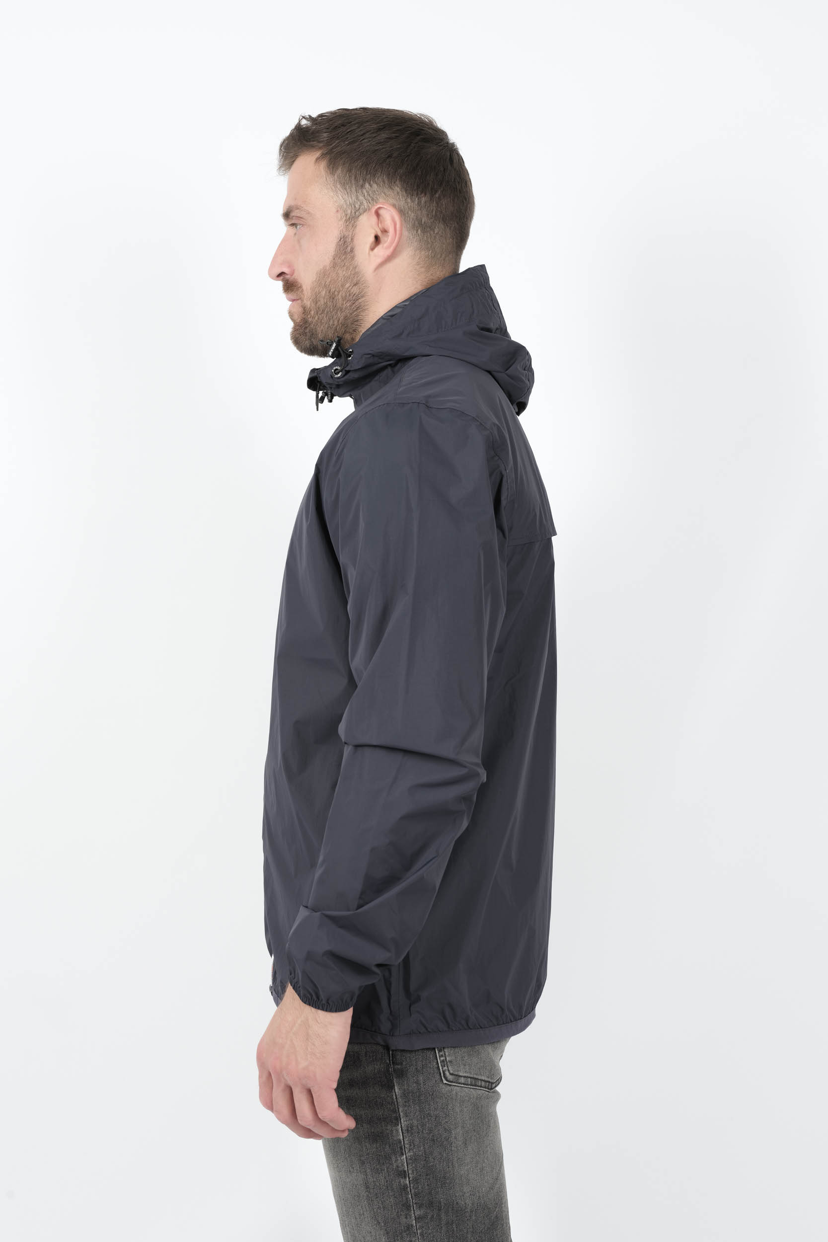 VESTE K-WAY COURTE MARINE K2123ZW-K89