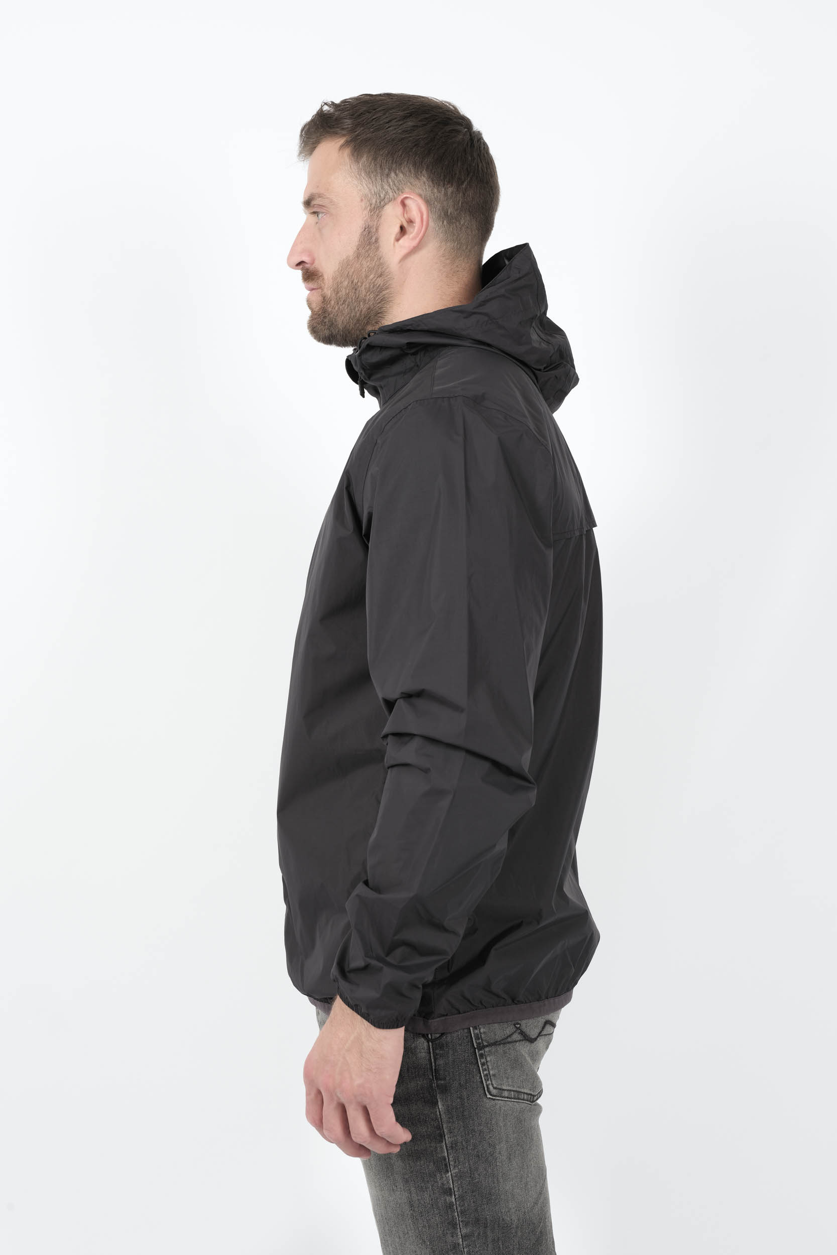 VESTE K-WAY COURTE NOIR K2123ZW-USY