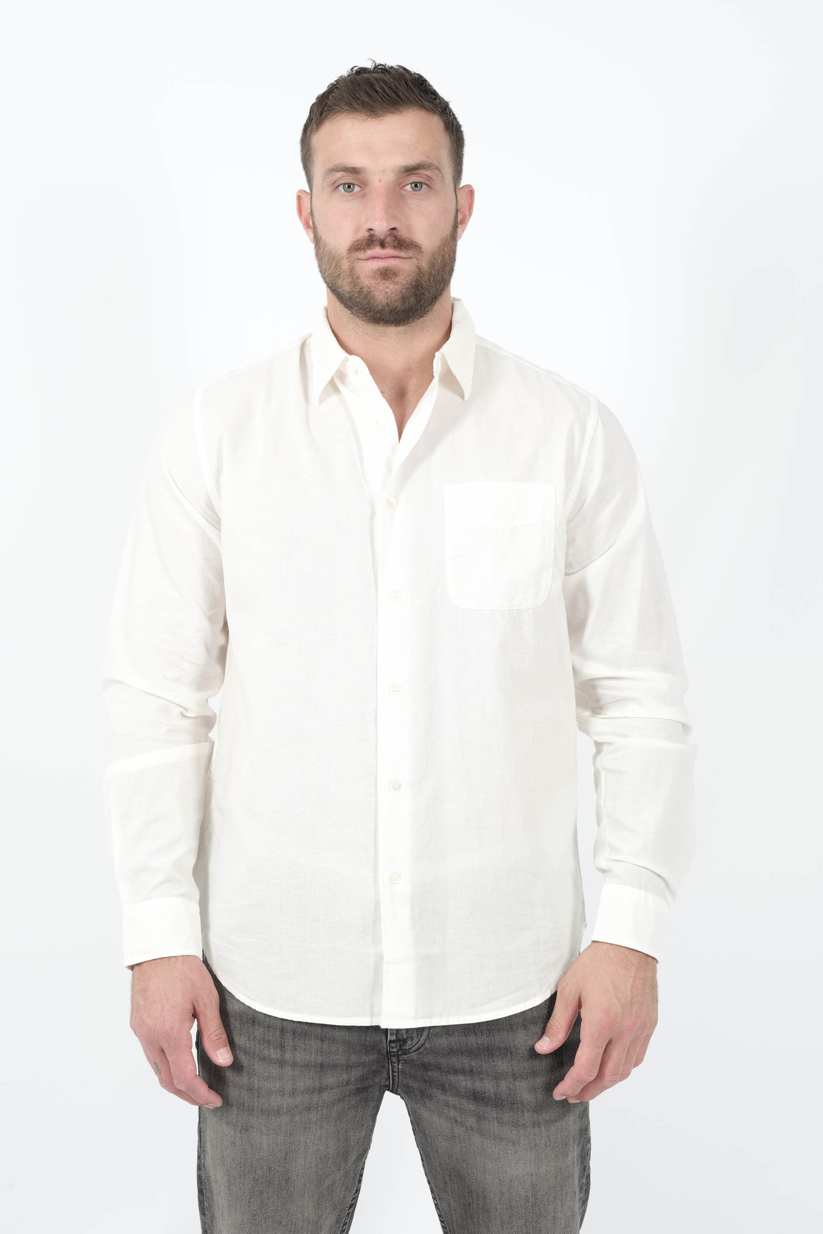 CHEMISE WOOLRICH BLANC I01874073-887