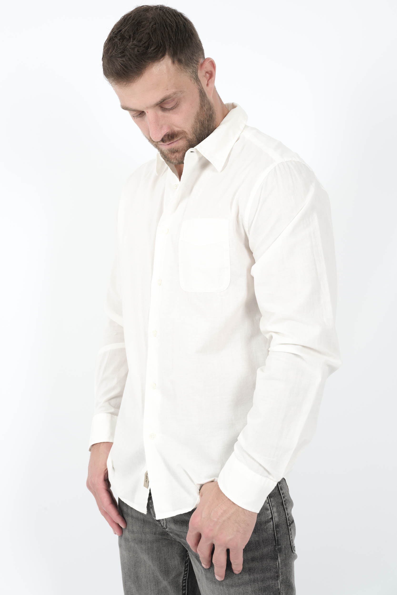 CHEMISE WOOLRICH BLANC I01874073-887
