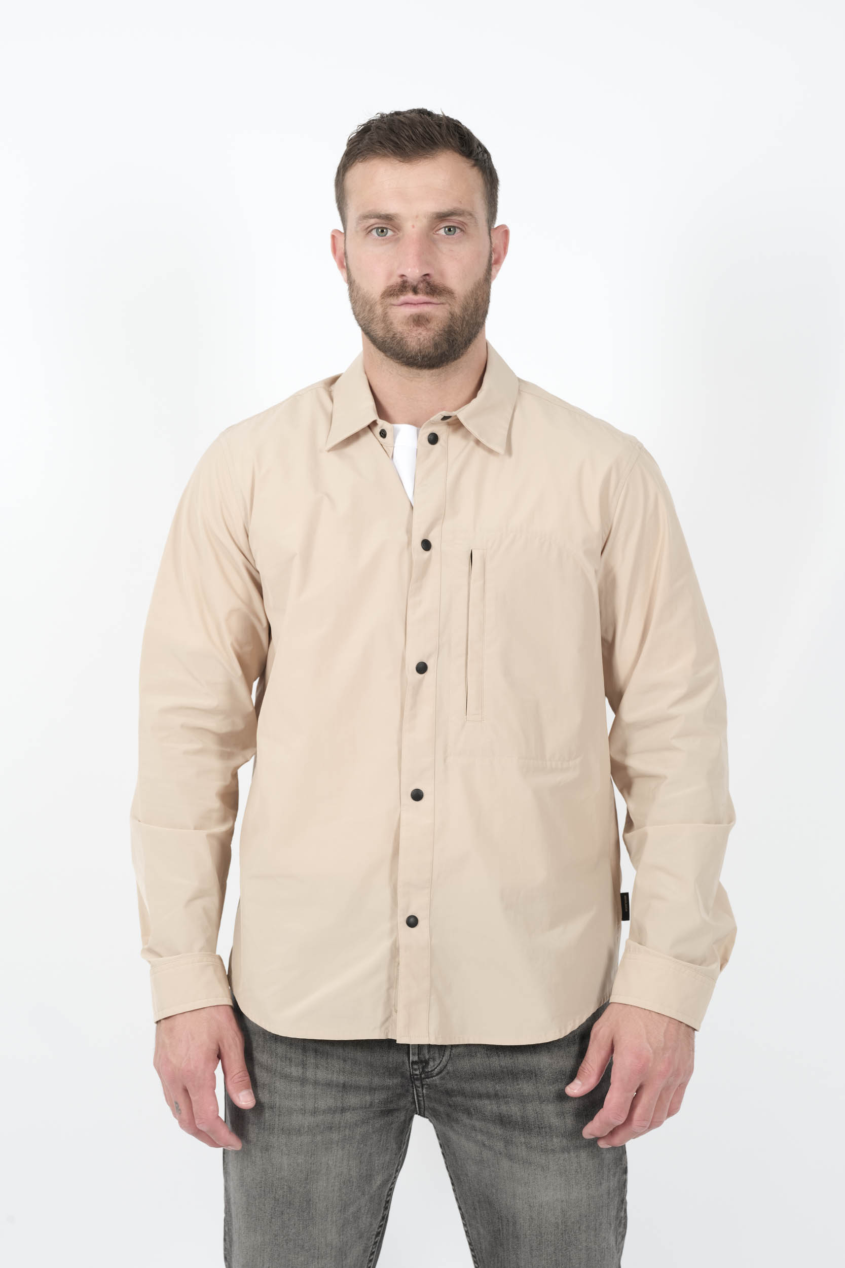  Image du produit SURCHEMISE WOOLRICH AVEC BOUTONS PRESSION BLANC CREME S01603128-8640 - 3