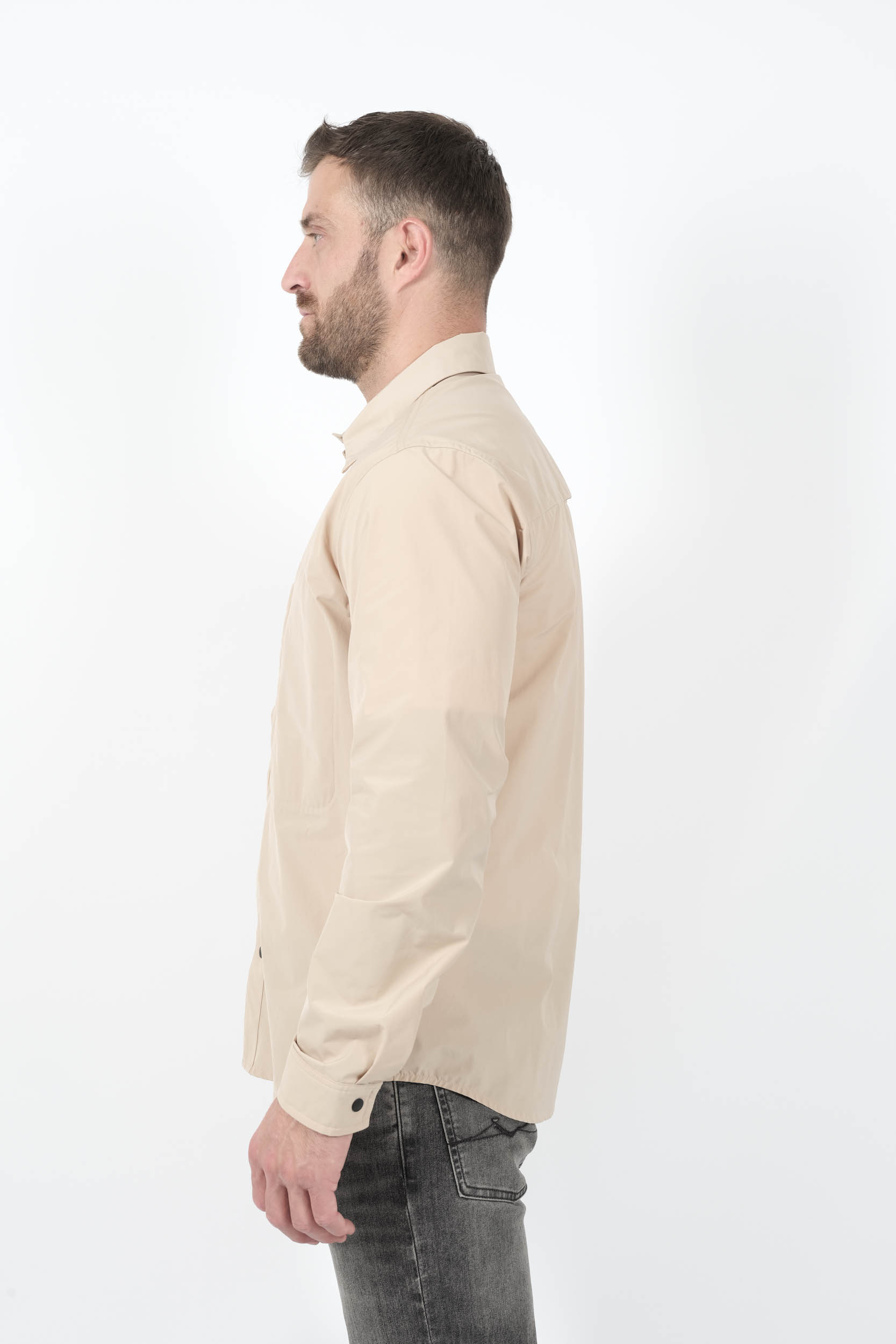  Image du produit SURCHEMISE WOOLRICH AVEC BOUTONS PRESSION BLANC CREME S01603128-8640 - 4
