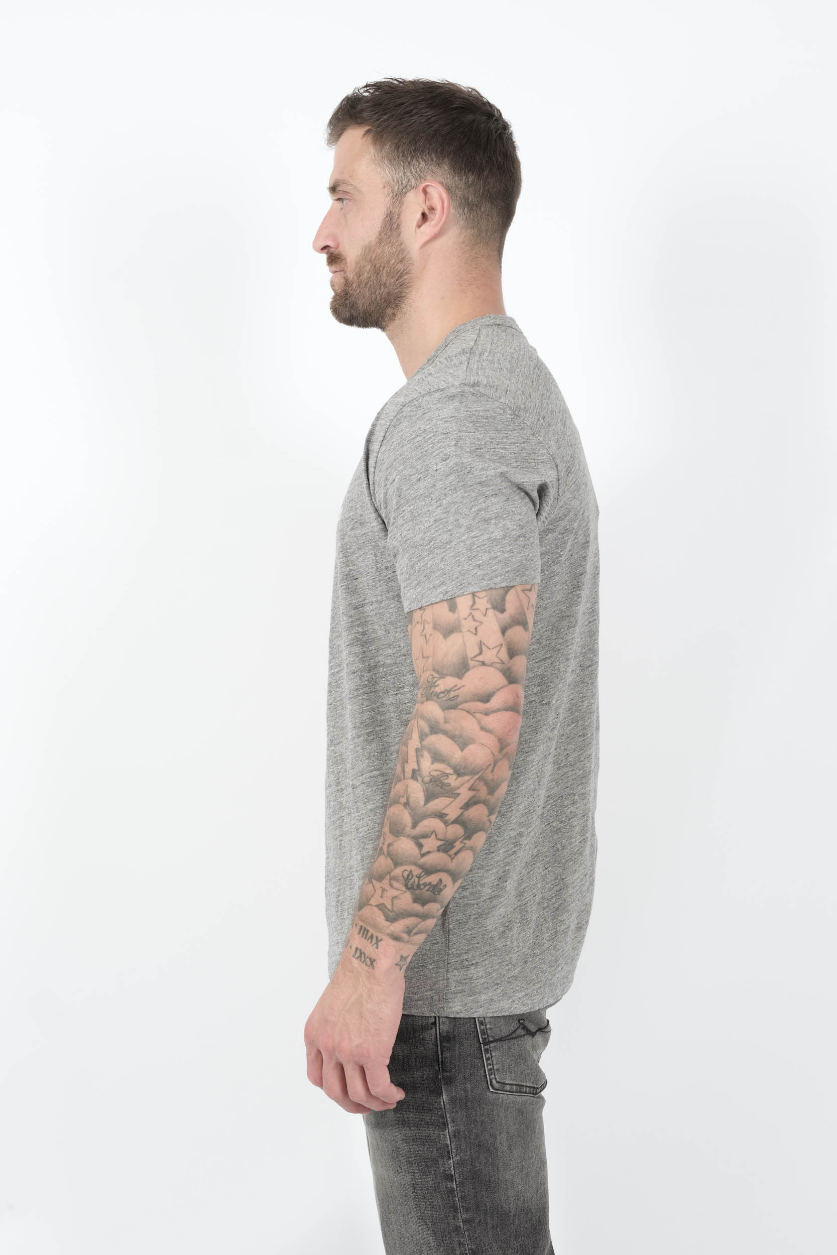  Image du produit TEE-SHIRT WOOLRICH AVEC IMPRIME GRIS E01503957-190 - 4