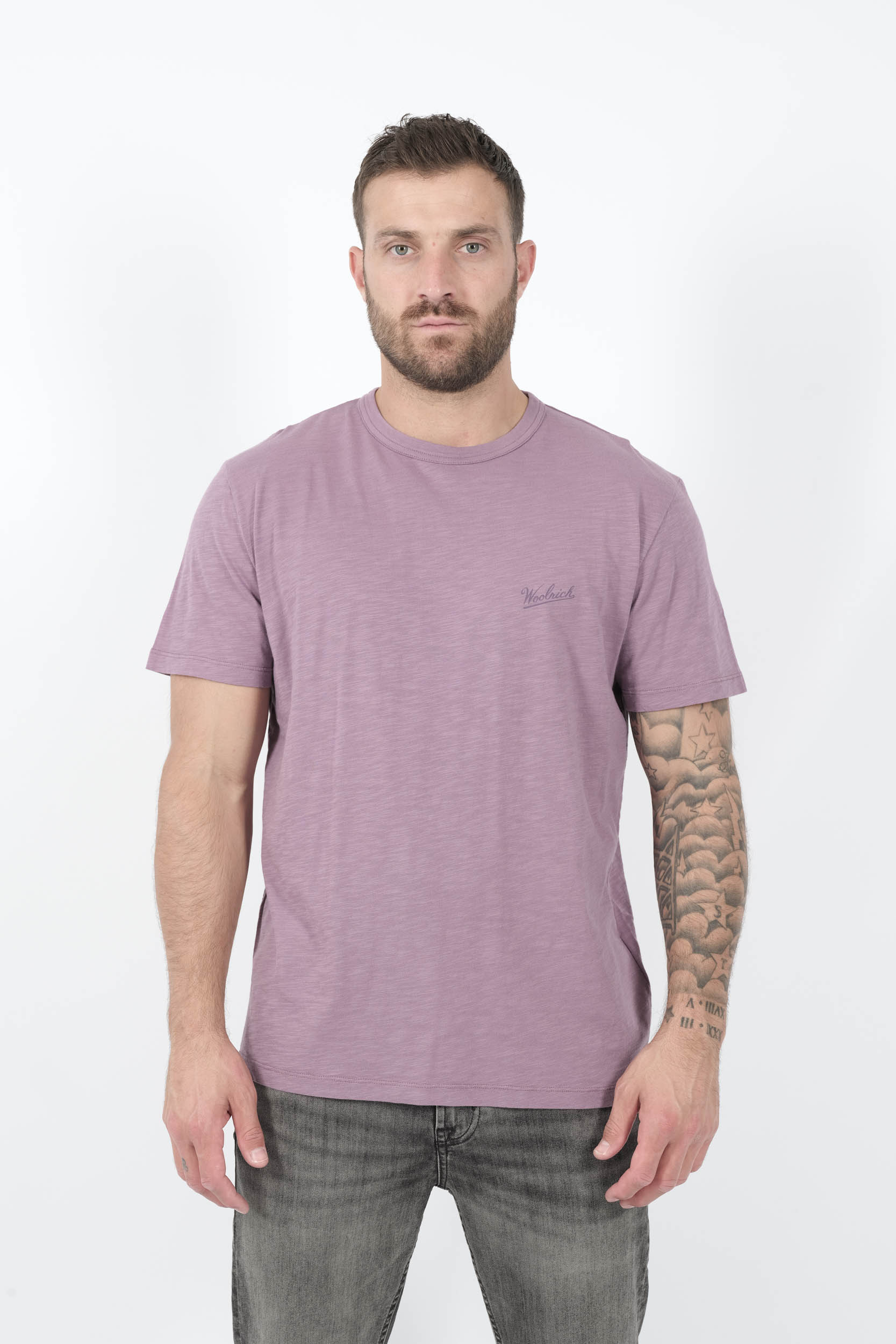  Image du produit TEE-SHIRT WOOLRICH AVEC LOGO ROSE TE01614061-441 - 3