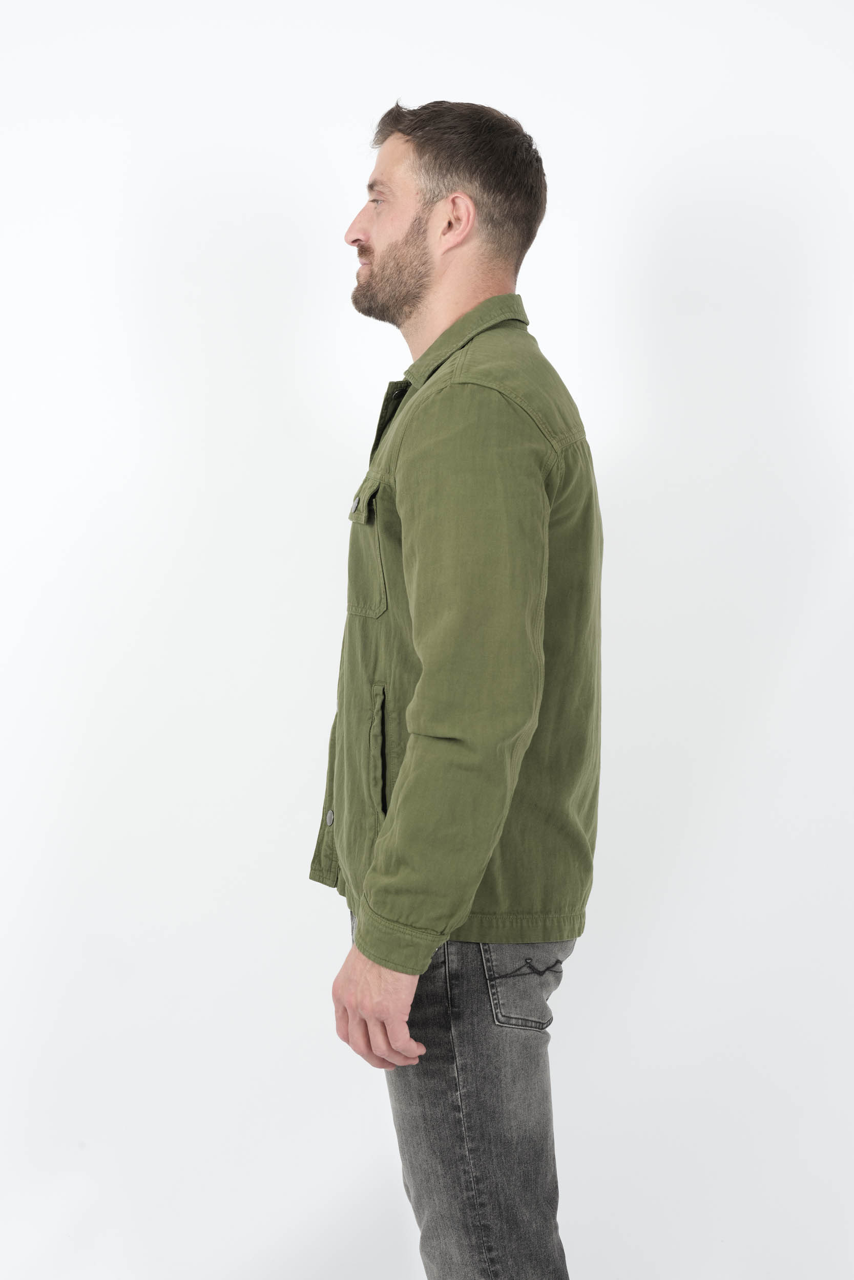 Image du produit SURCHEMISE WOOLRICH AVEC BOUTONS VERT S01703942-664 - 4