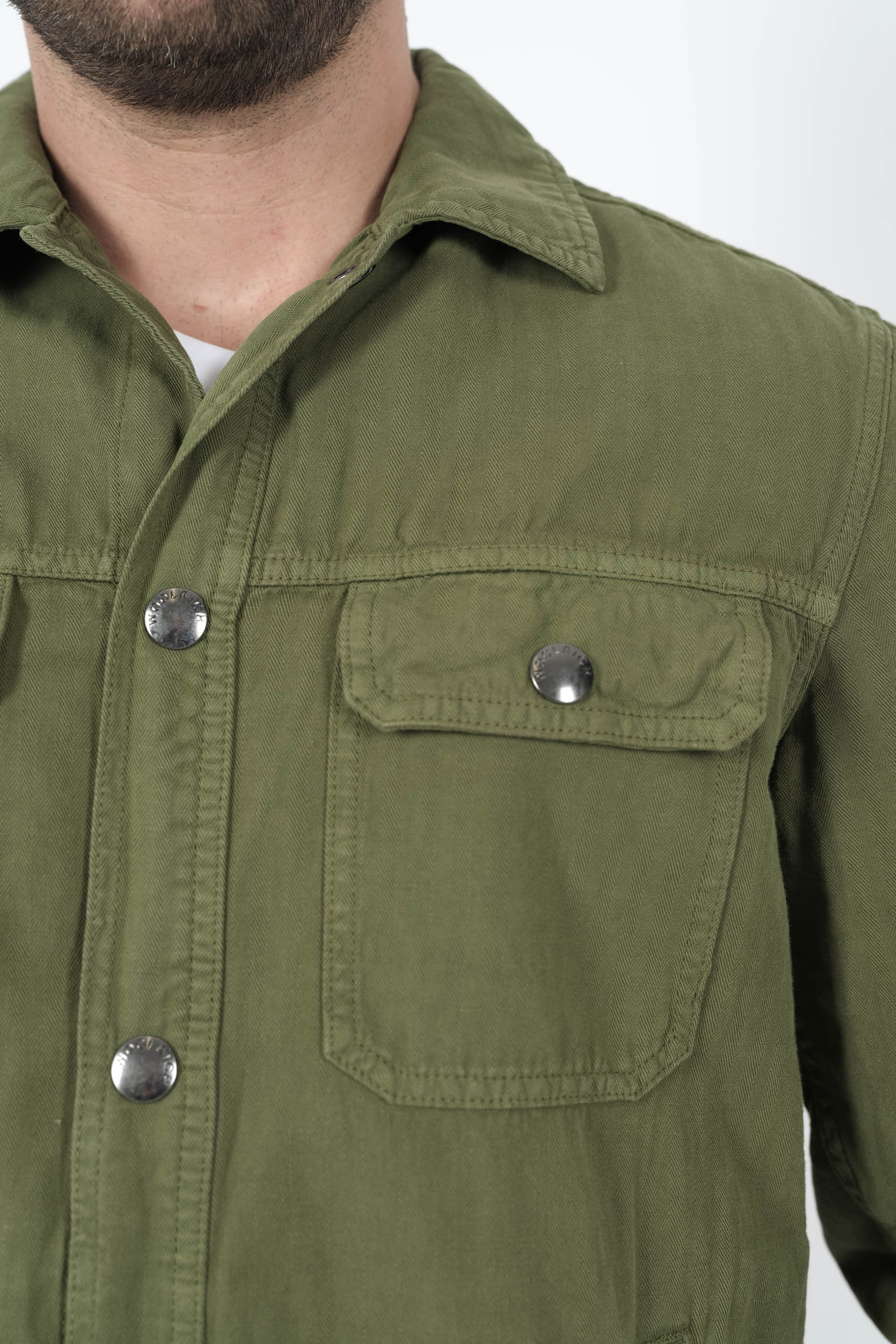  Image du produit SURCHEMISE WOOLRICH AVEC BOUTONS VERT S01703942-664 - 6