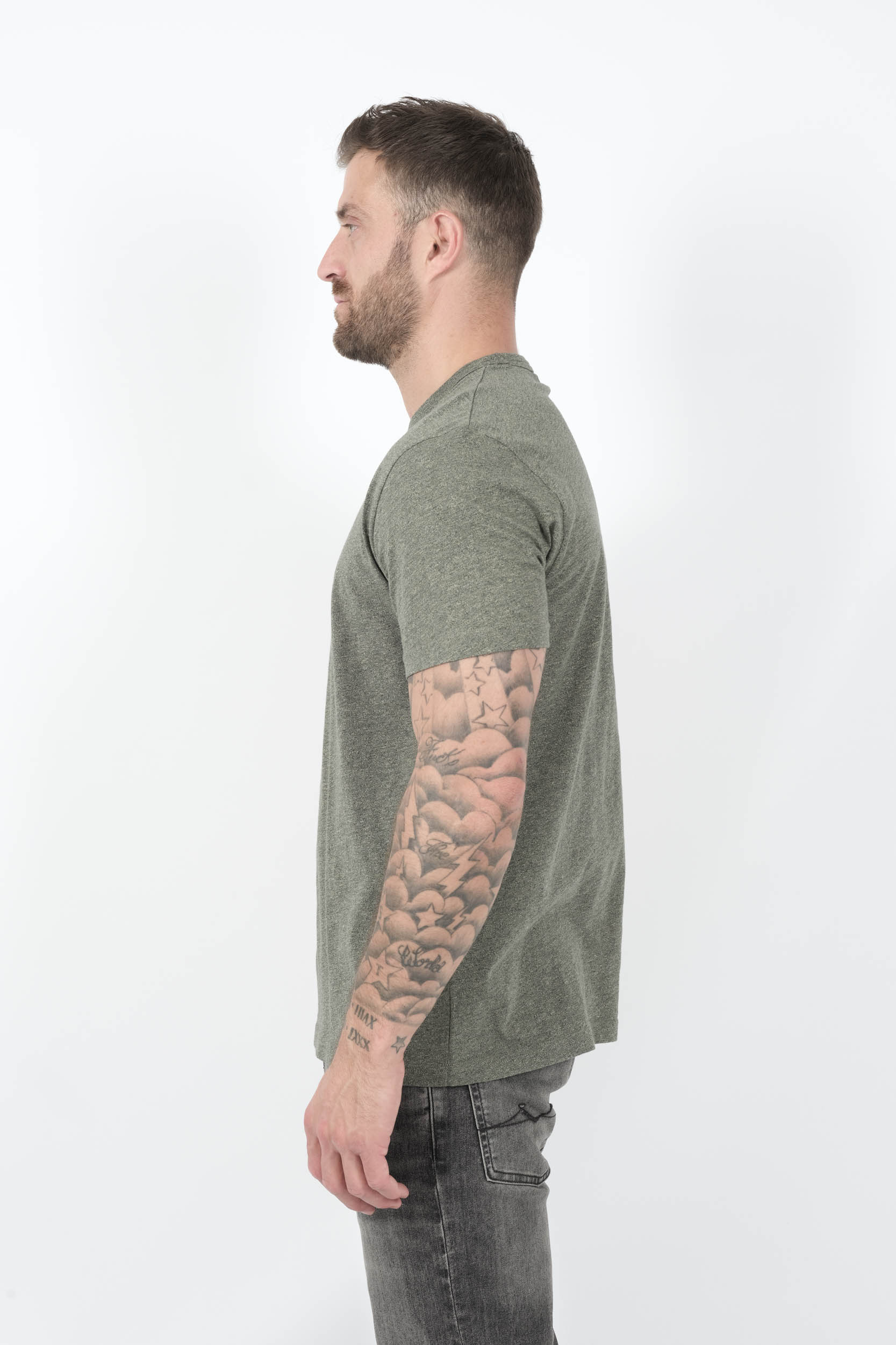  Image du produit TEE-SHIRT WOOLRICH AVEC IMPRIME VERT E01503957-600 - 4