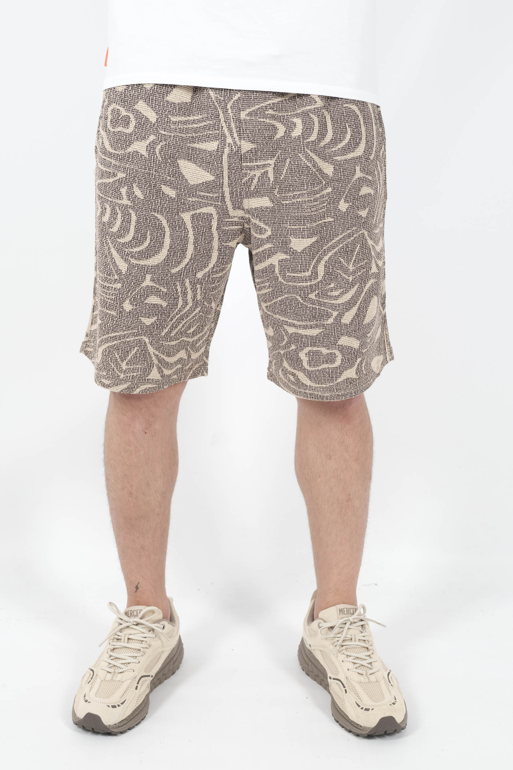  Image du produit SHORT NN07 AVEC MOTIF ECRU/MARRON JERRY SH-826 - 3