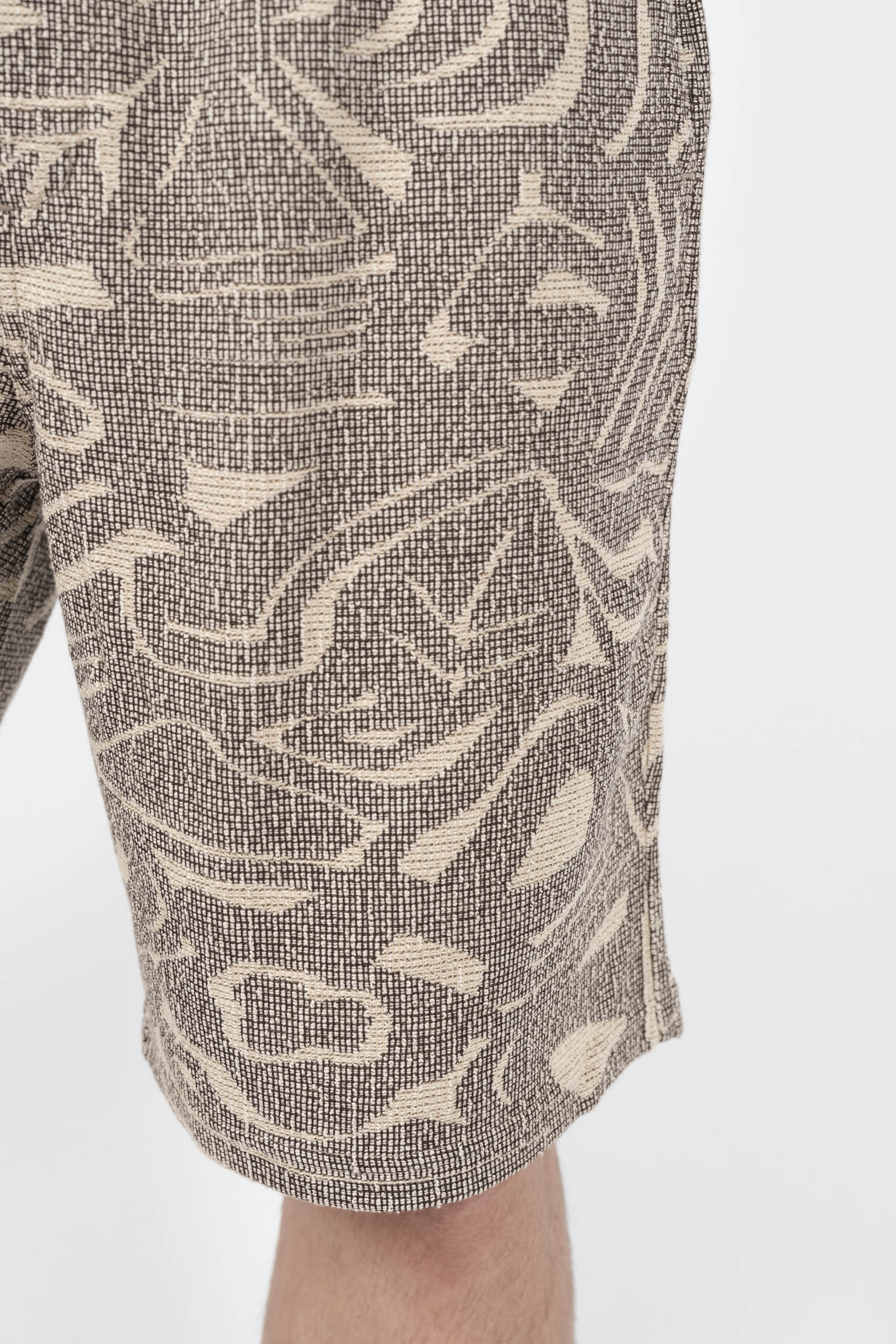  Image du produit SHORT NN07 AVEC MOTIF ECRU/MARRON JERRY SH-826 - 6