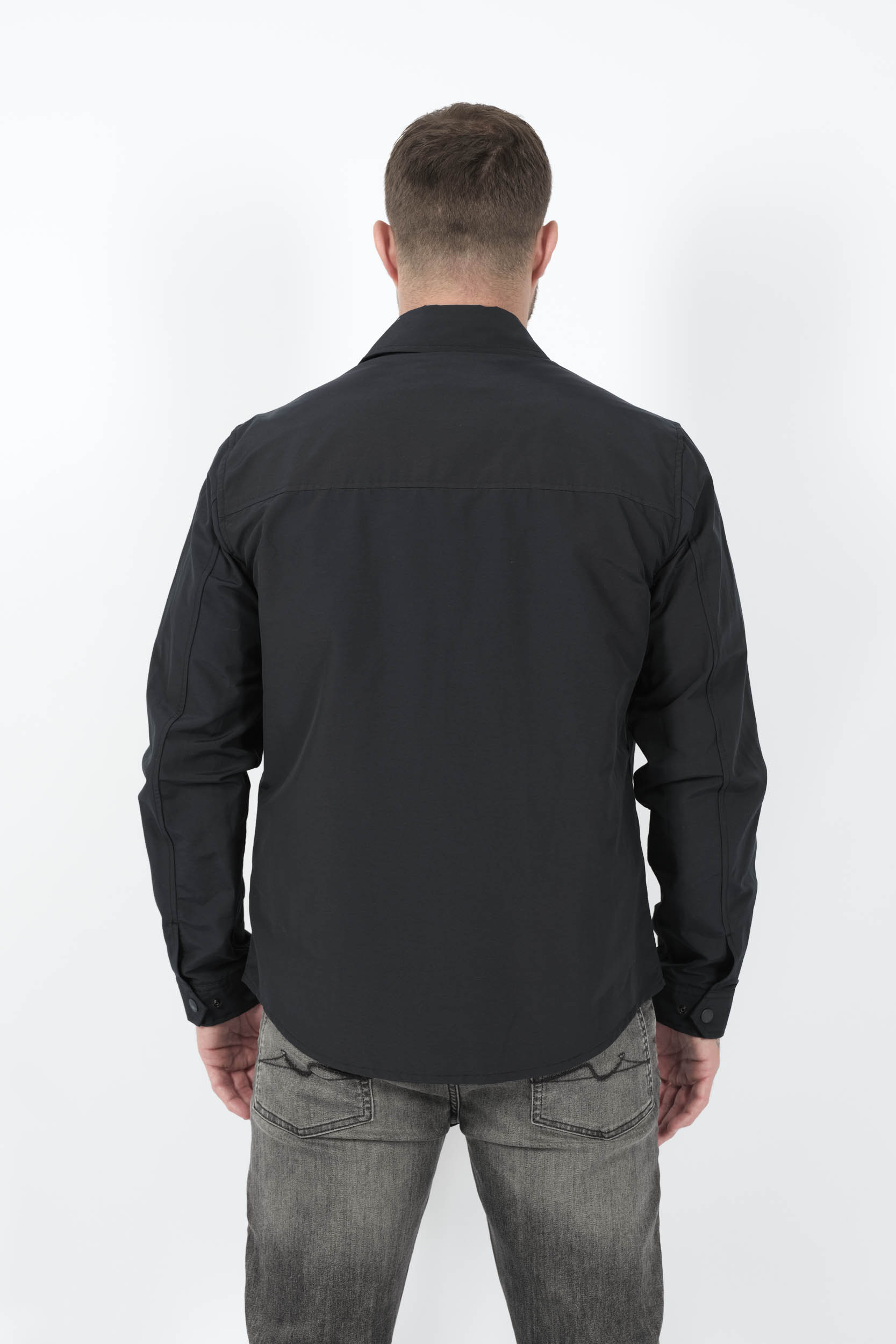  Image du produit SURCHEMISE WOOLRICH AVEC BOUTONS PRESSION MARINE WO0S0186-MLB - 5