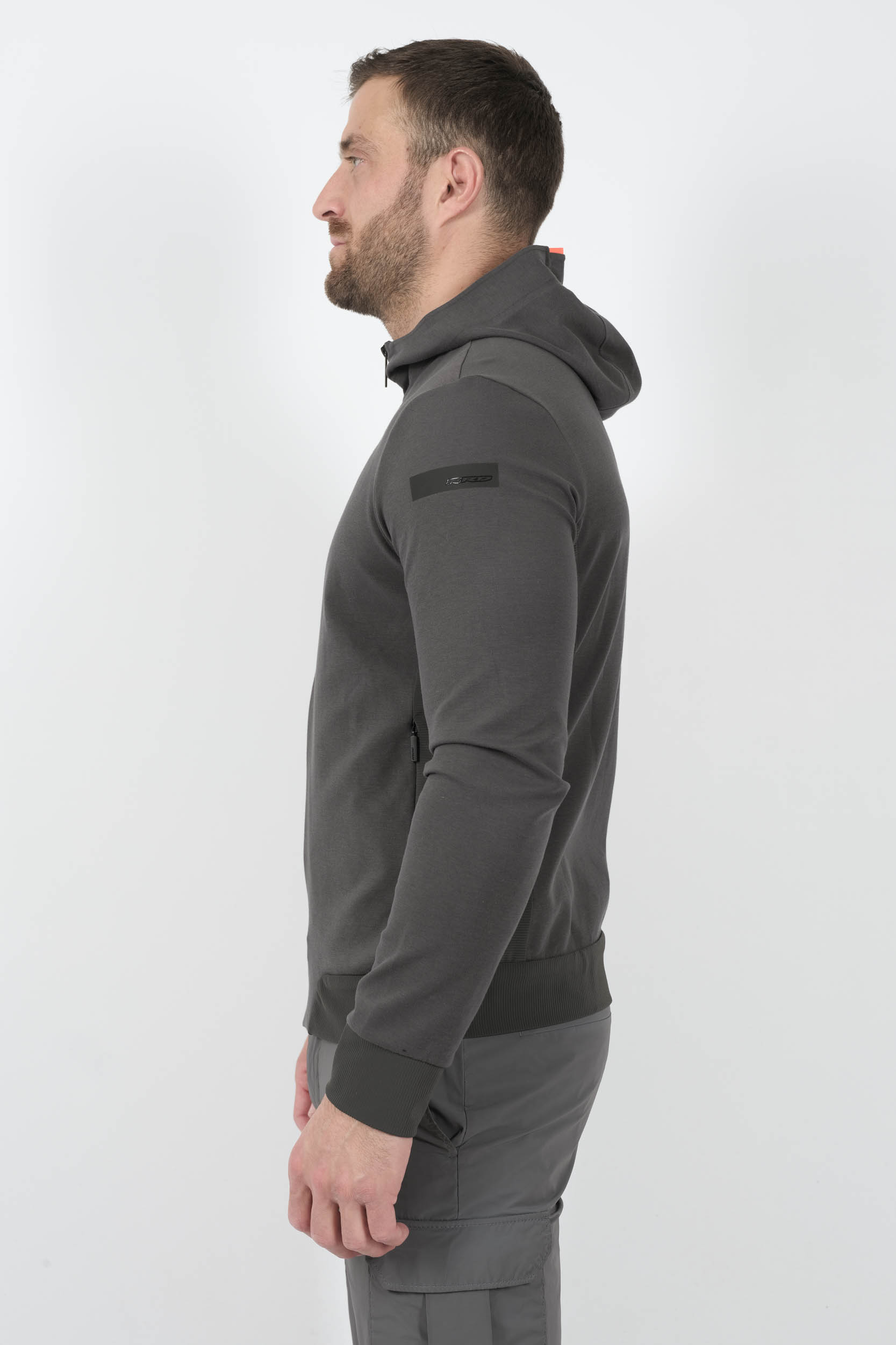  Image du produit GILET RRD A CAPUCHE ZIPPE KAKI 25156-20 - 4