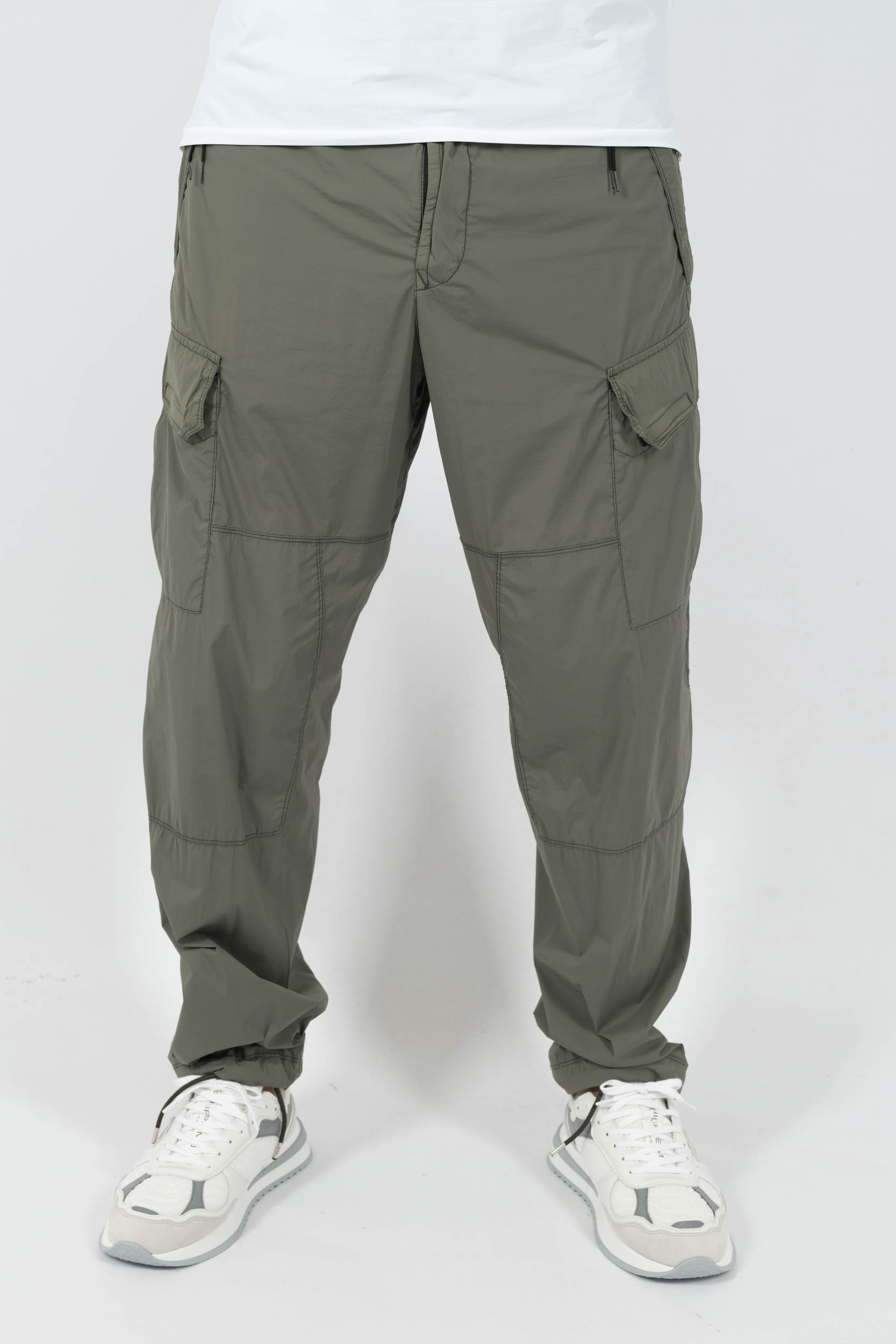 PANTALON STONE ISLAND STELLINA NYLON VERT S15B1119SG2-V0059