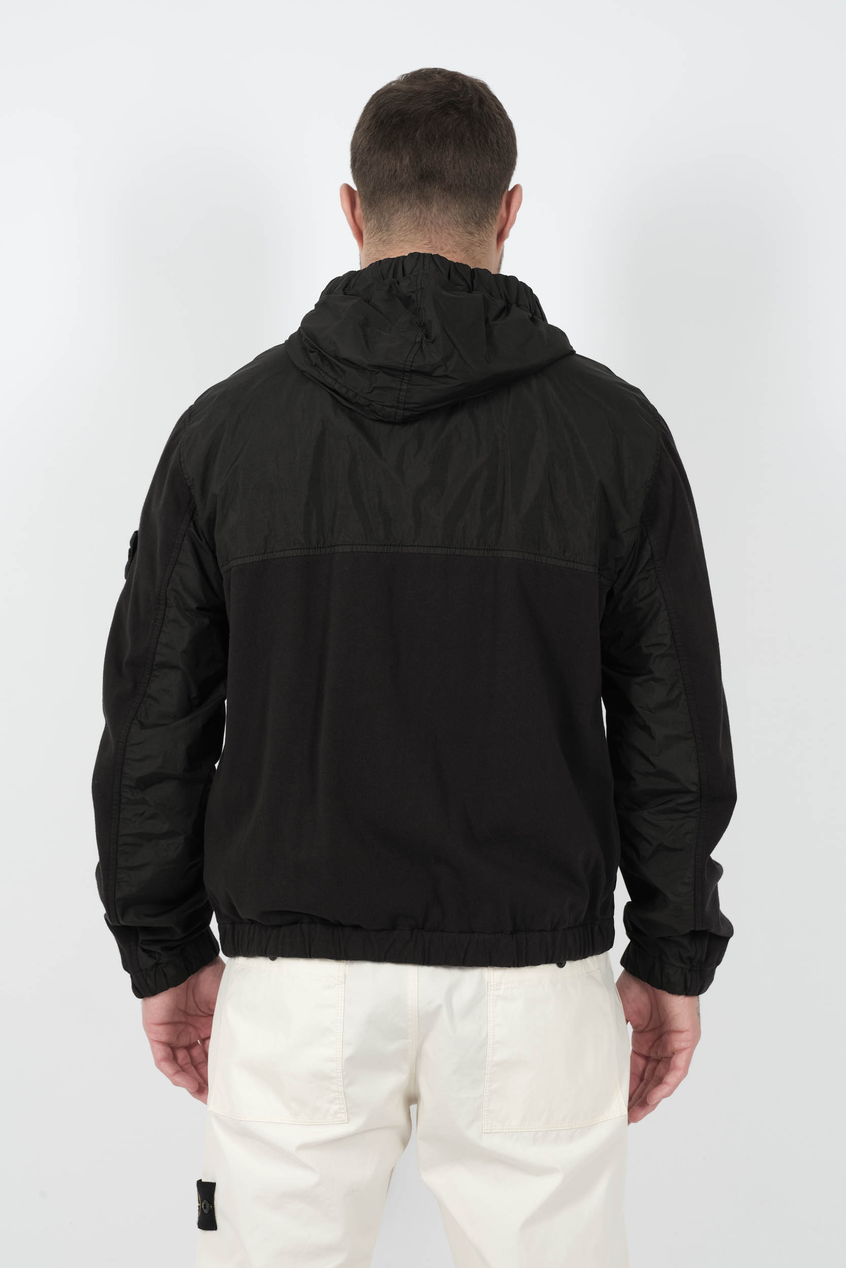 VESTE STONE ISLAND BI-MATIERE NOIR S154141S0A23-V0029