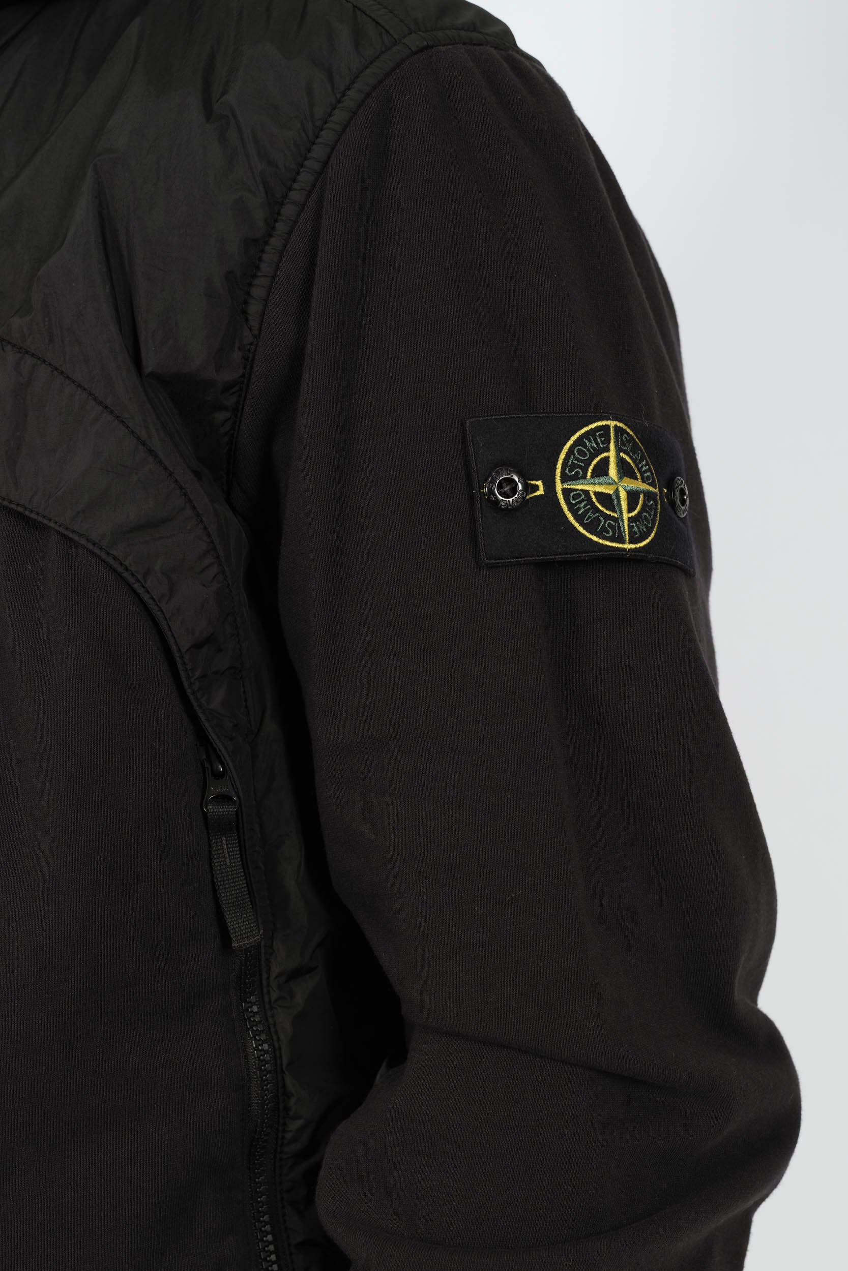 VESTE STONE ISLAND BI-MATIERE NOIR S154141S0A23-V0029