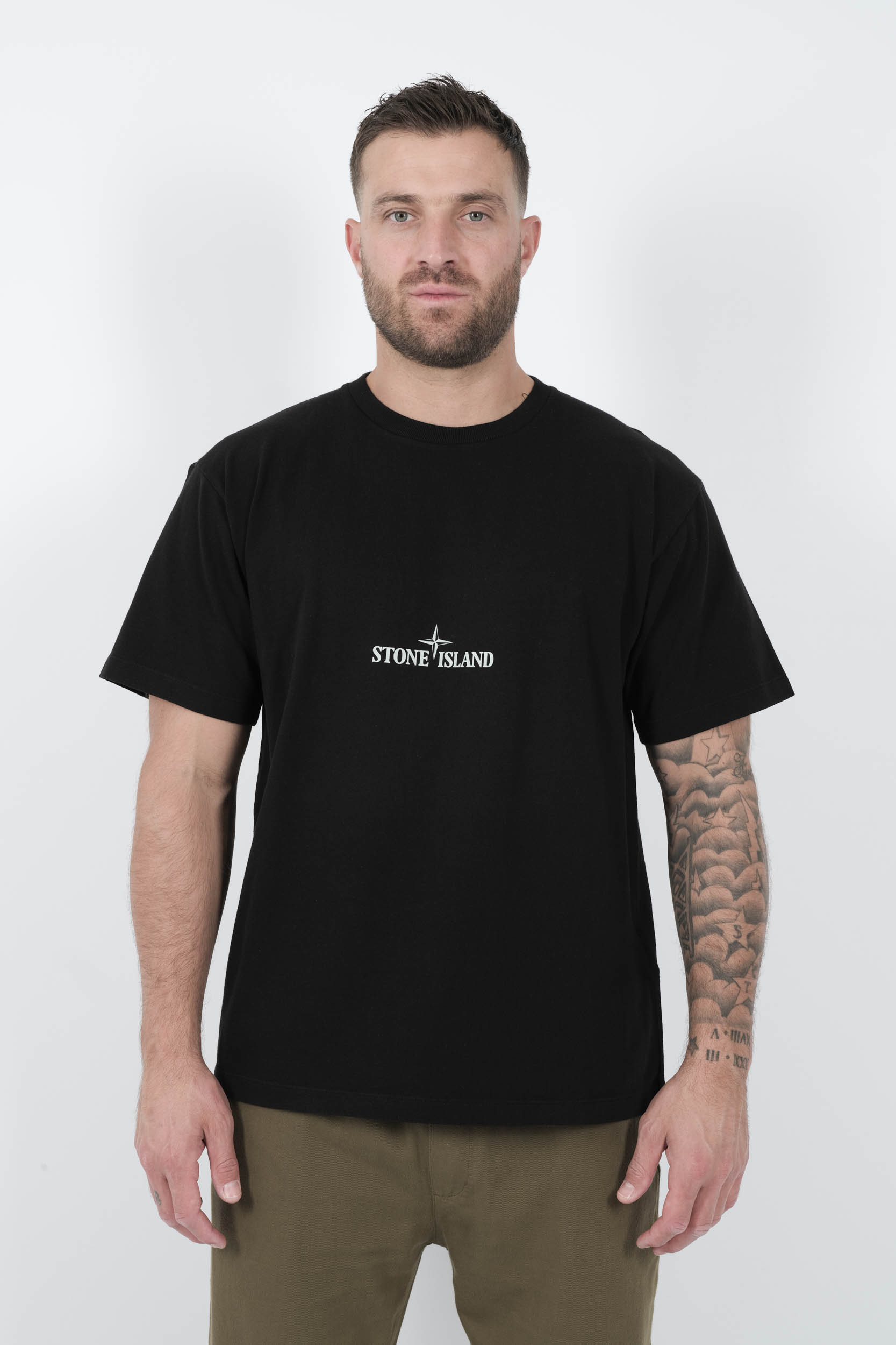  Image du produit TEE-SHIRT STONE ISLAND AVEC IMPRIME NOIR S15212RCS137-V0029 - 3