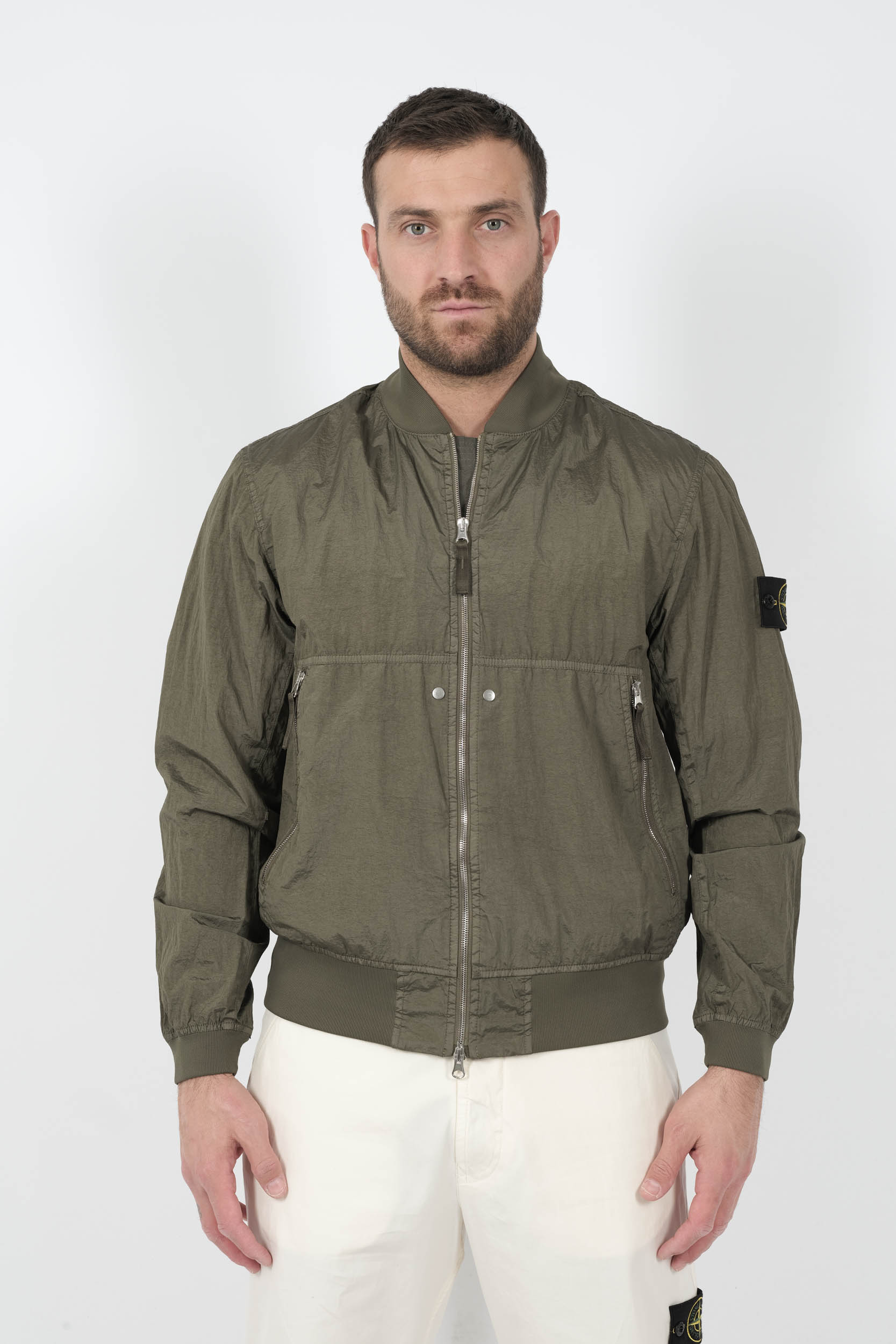  Image du produit VESTE STONE ISLAND NYLON VERT S154119S20-V0054 - 3