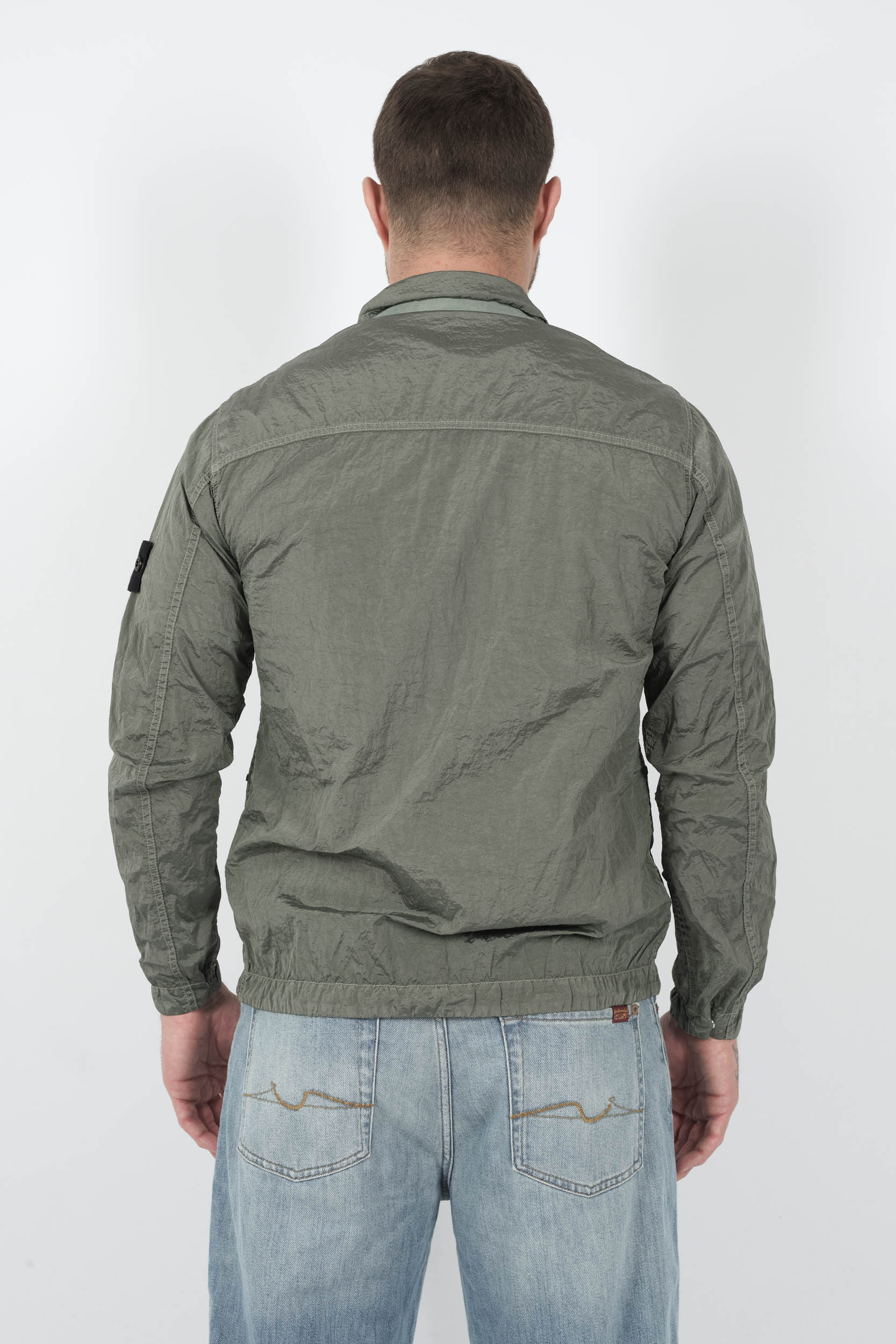  Image du produit SURCHEMISE STONE ISLAND ZIPPE NYLON VERT S151205S19-V0055 - 5