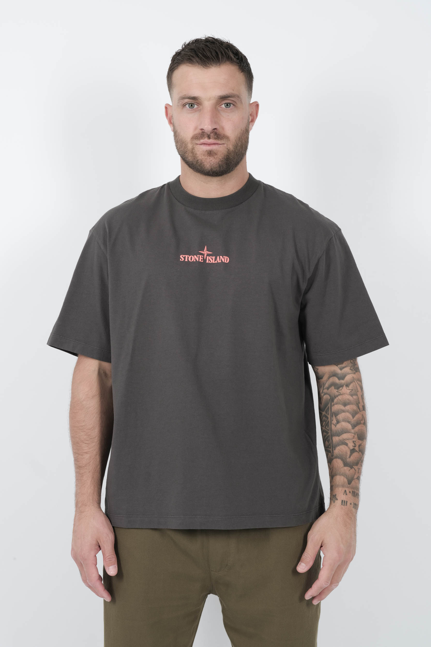  Image du produit TEE-SHIRT STONE ISLAND AVEC IMPRIME "FINGER PRINT" GRIS ANTHRACITE S152116S89-V0 - 3