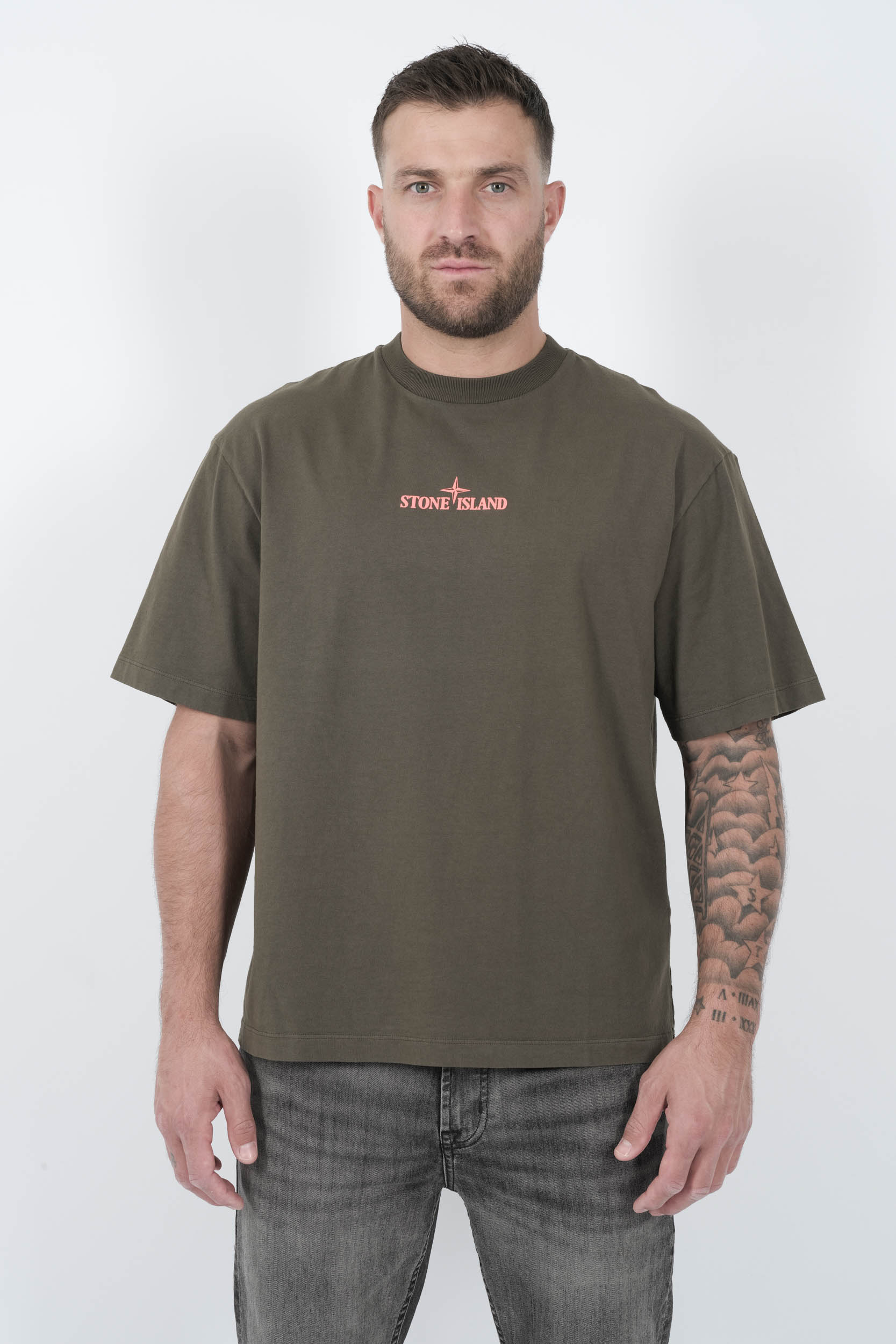  Image du produit Tee-shirt Stone Island à manches courtes avec imprimé "Finger Print" - 3