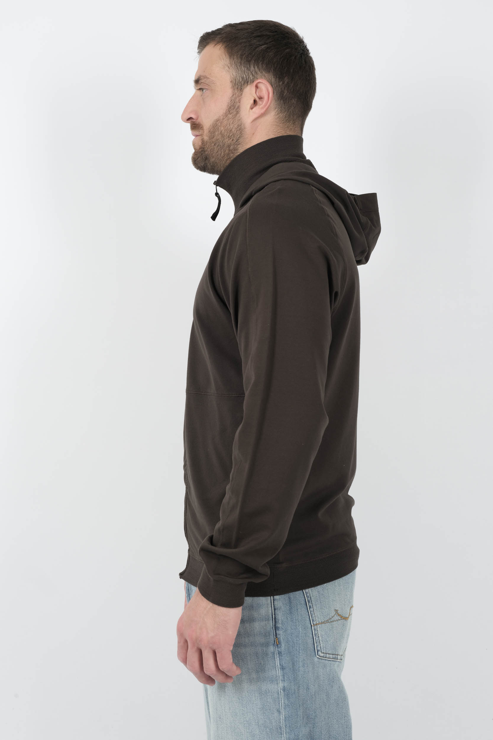  Image du produit GILET STONE ISLAND STELLINA COL MONTANT CAPUCHE GRIS ANTHRACITE S156118SG5-V0062 - 4