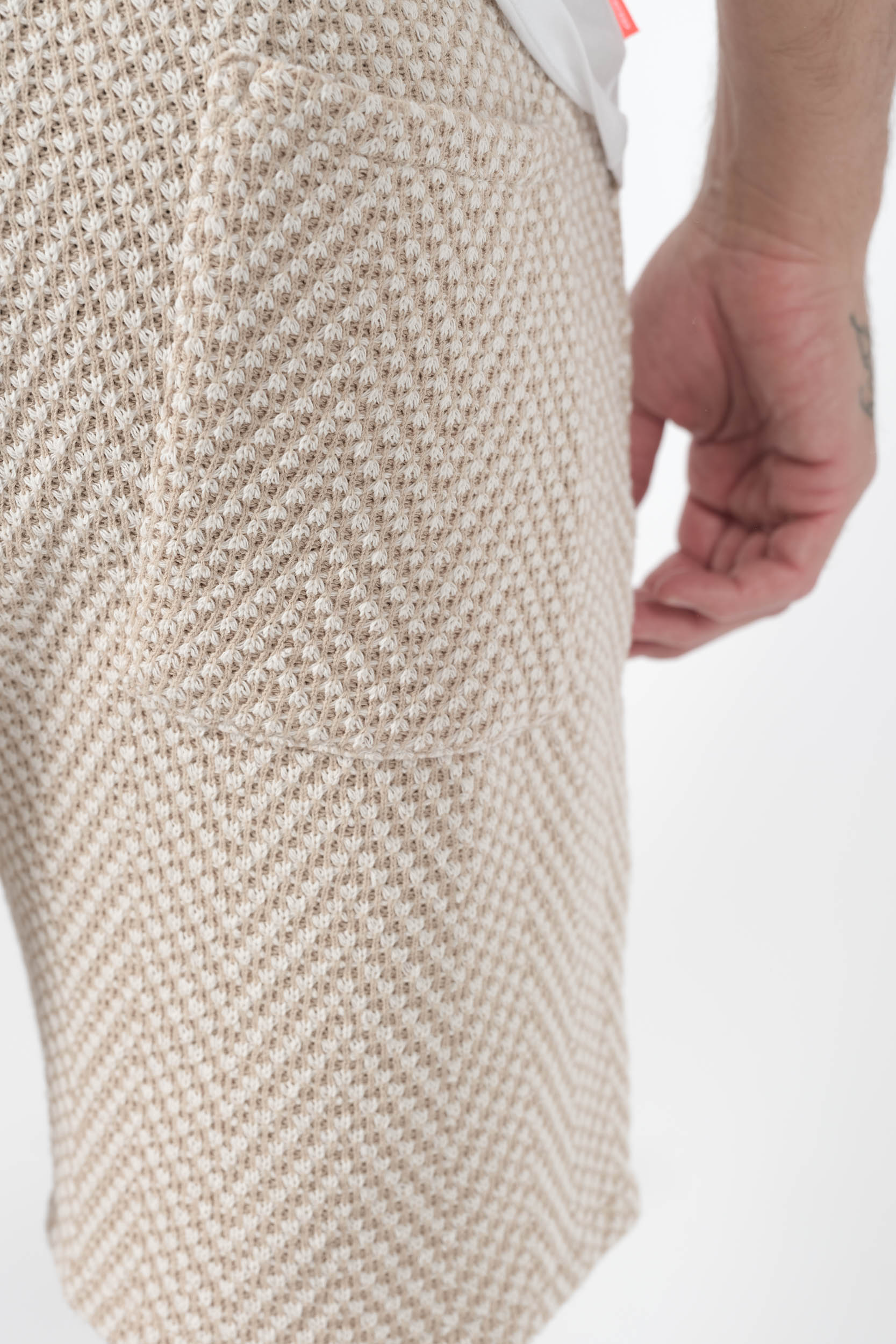SHORT NIKBEN SAFI BEIGE/BLANC SAFI 6620-2