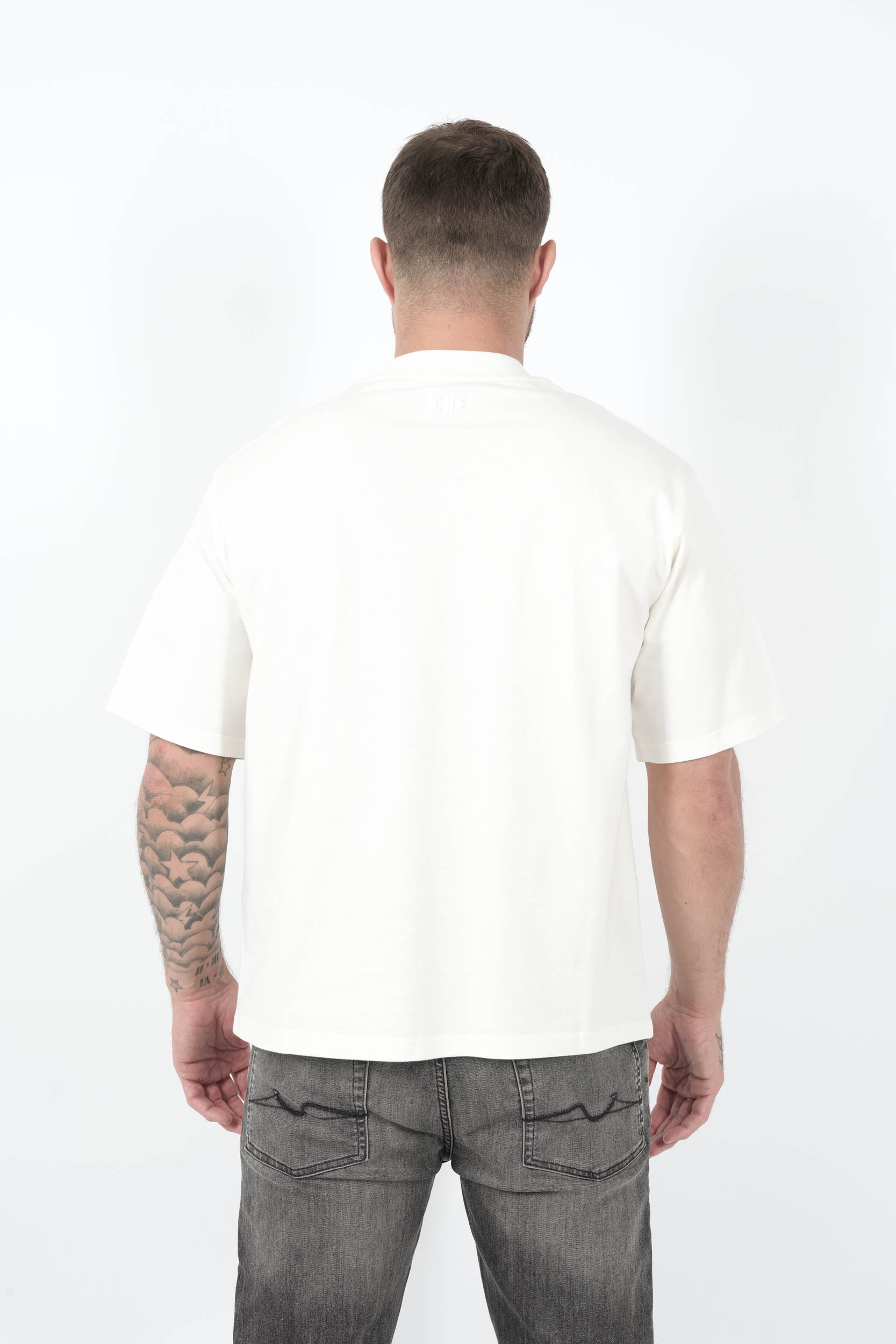 TEE-SHIRT CHE AVEC POCHE IMPRIME BLANC SANTIAGO-IVO