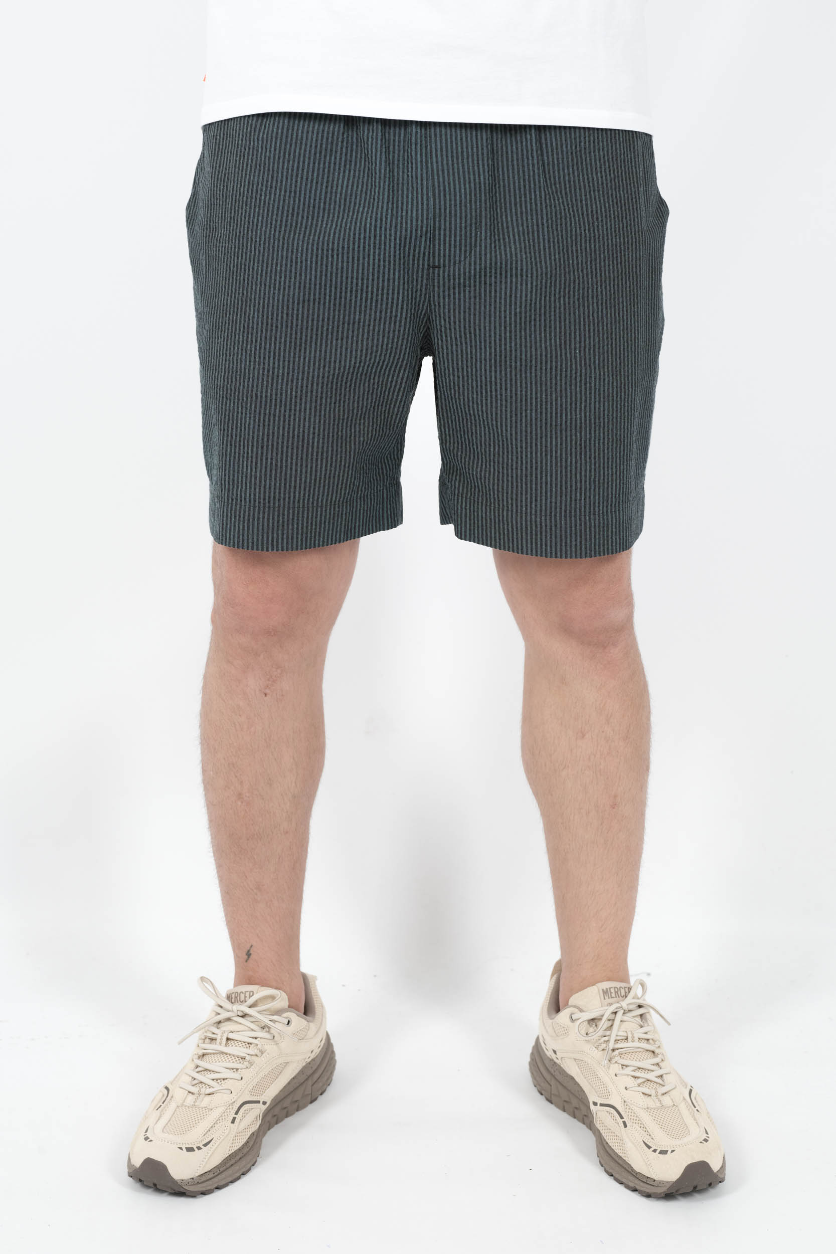  Image du produit SHORT CHE AVEC RAYURES FINES BLEU CAUTO SH-GREEN - 3