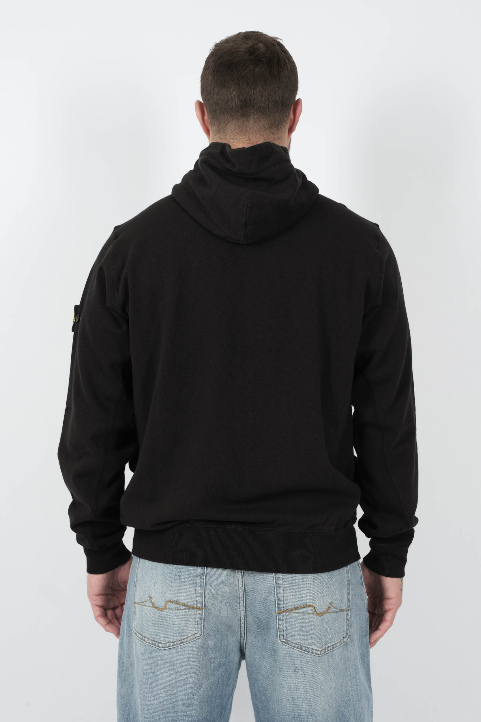  Image du produit SWEAT STONE ISLAND ZIPPE A CAPUCHE NOIR S156121S60-V0029 - 5