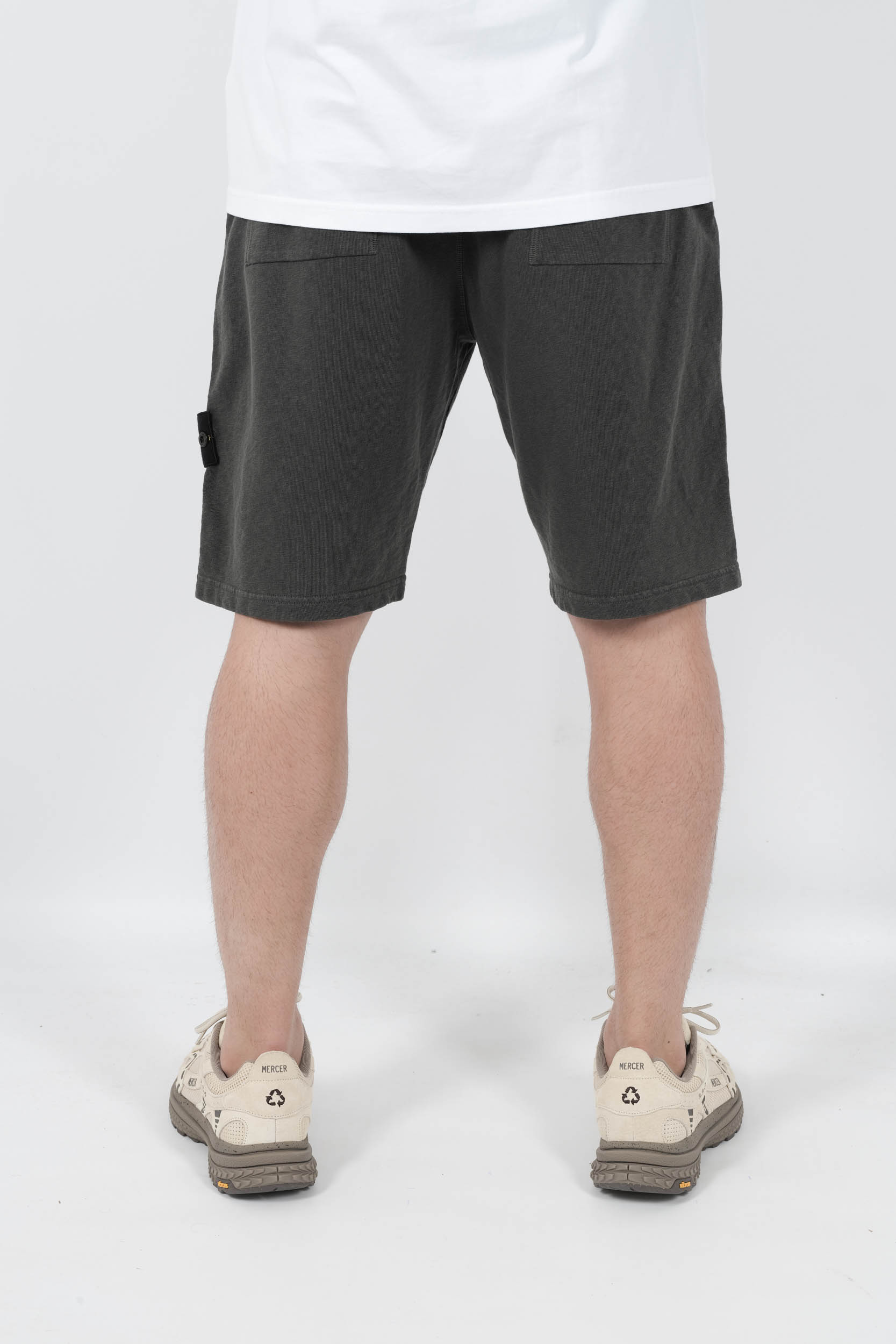 SHORT STONE ISLAND EN COTON GRIS S156209S60-V0165