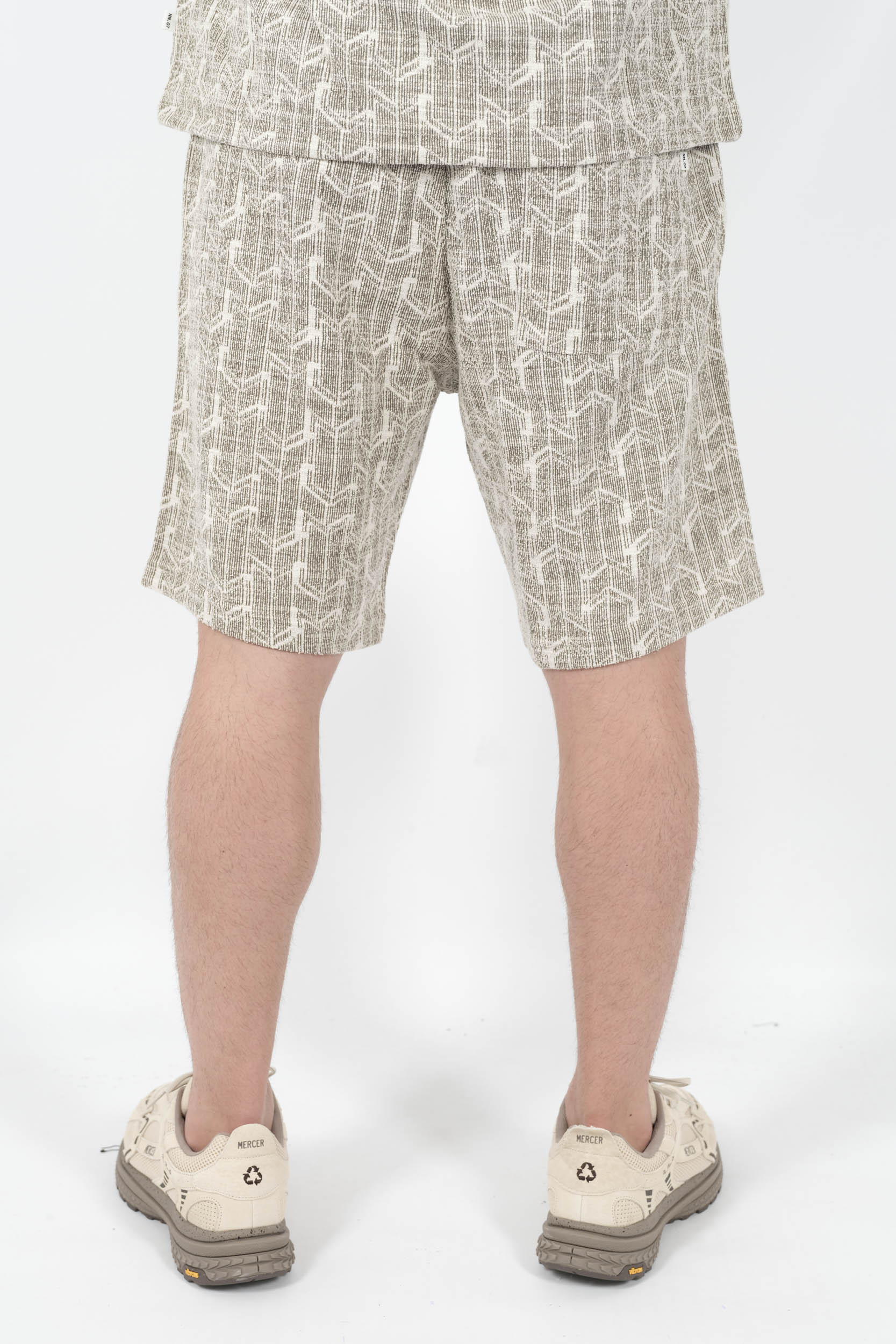 SHORT NN07 JACQUARD BOUCLE BLANC/GRIS JERRY SH-374