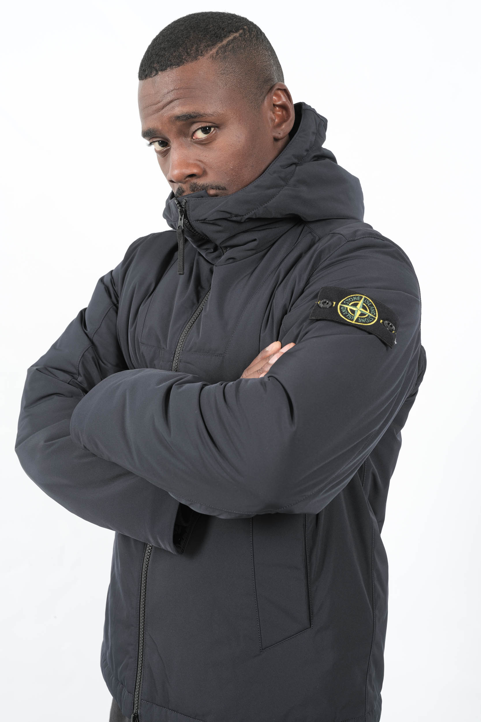 BLOUSON A CAPUCHE STONE ISALND MARINE 4100047-V0020
