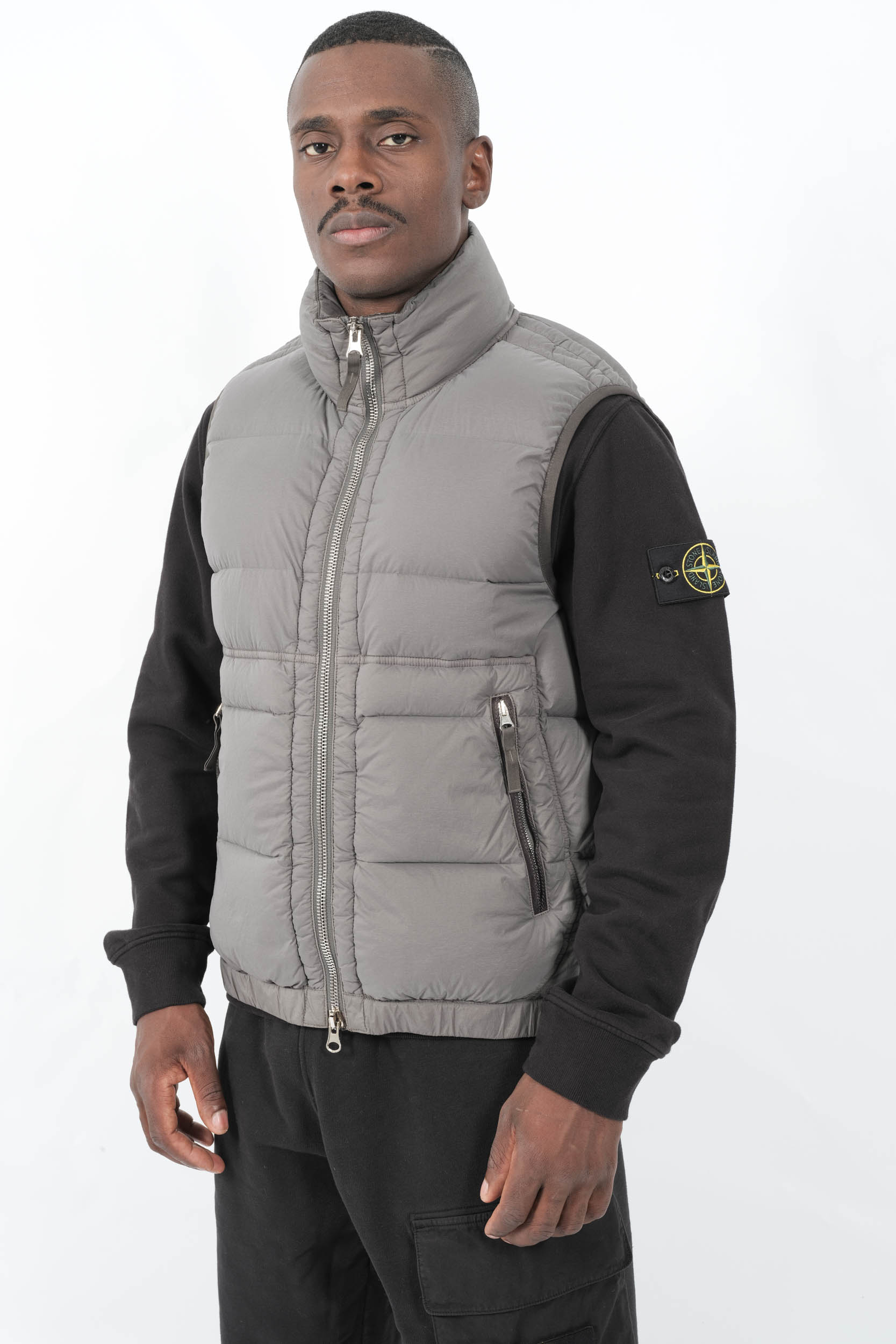  Image du produit DOUDOUNE SANS MANCHE STONE ISLAND GRISE G100007-V006B - 2