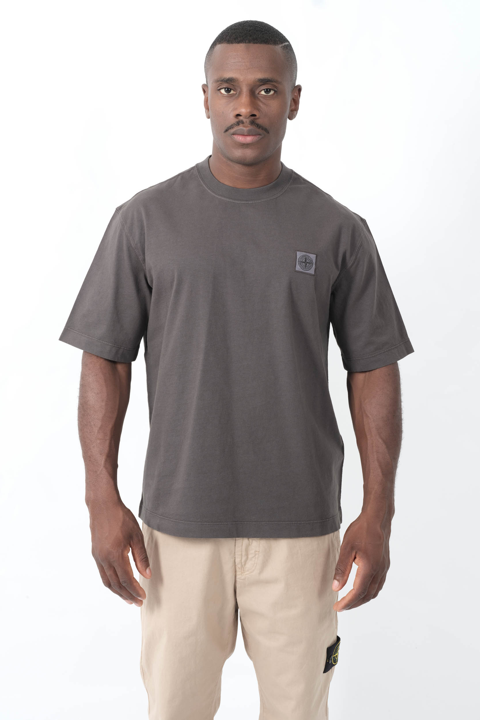  Image du produit TEE-SHIRT STONE ISLAND OVERSIZE GRIS PLOMB 2100025-V0062 - 4