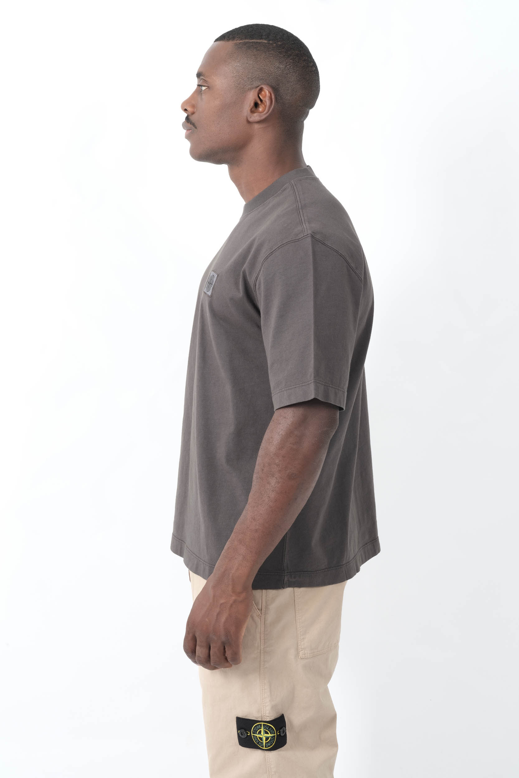  Image du produit TEE-SHIRT STONE ISLAND OVERSIZE GRIS PLOMB 2100025-V0062 - 6