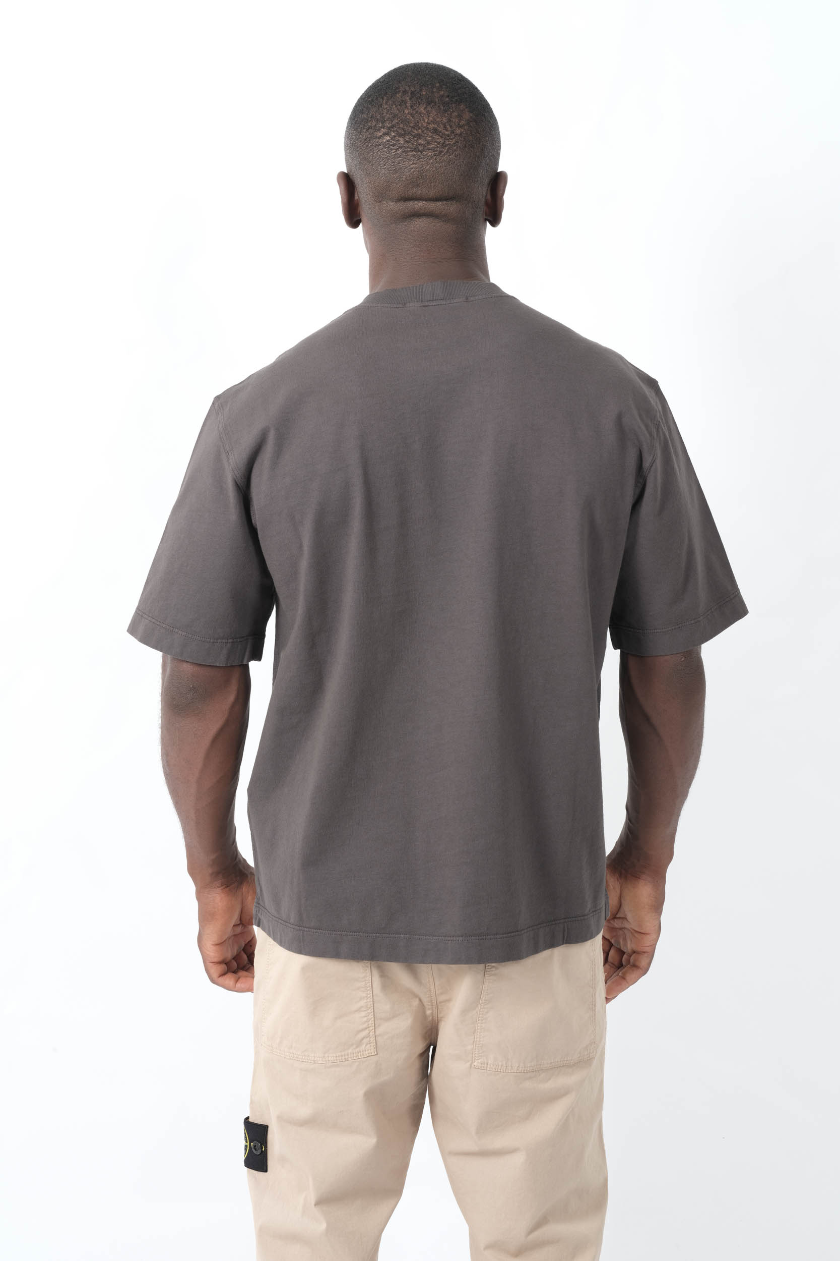  Image du produit TEE-SHIRT STONE ISLAND OVERSIZE GRIS PLOMB 2100025-V0062 - 7