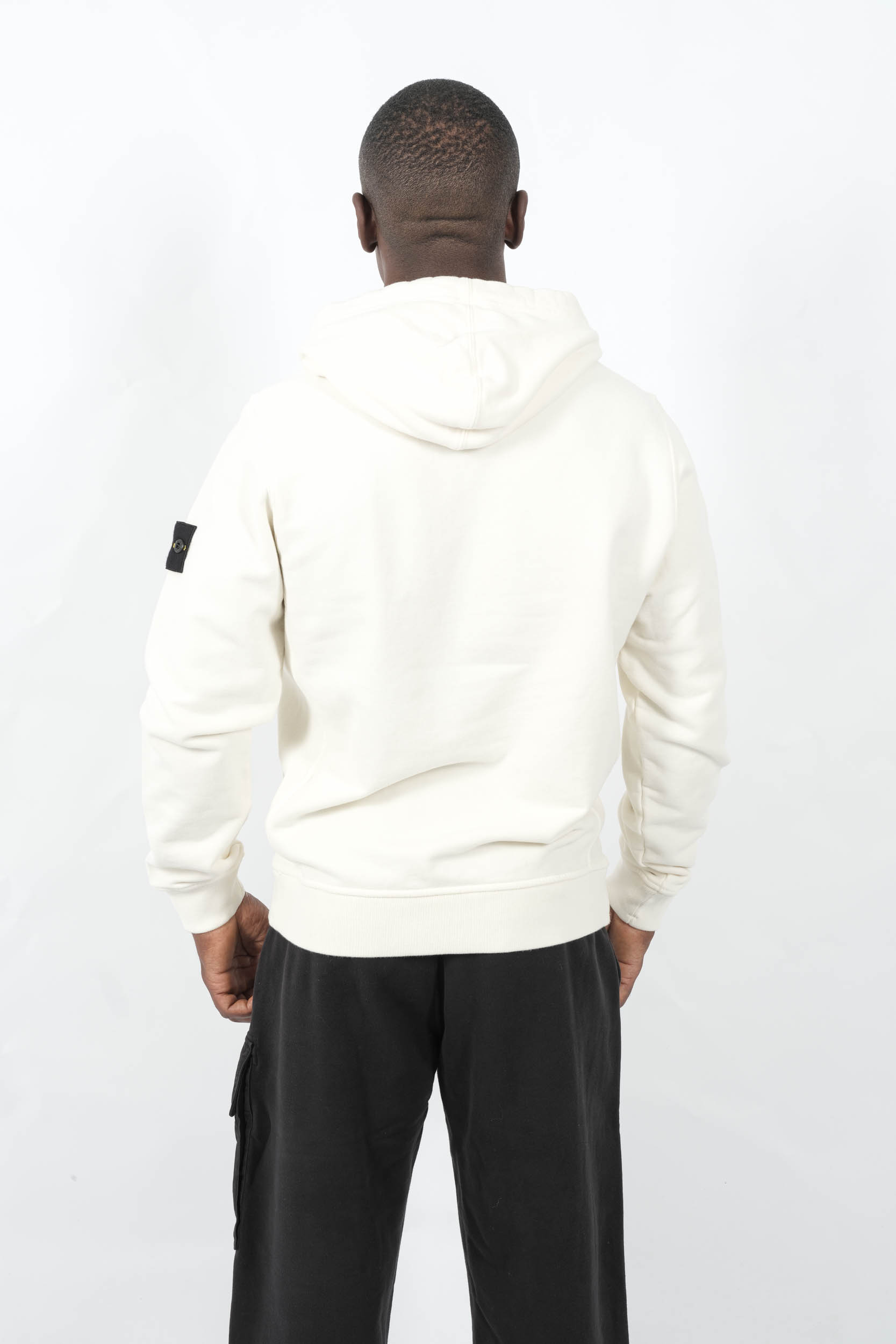  Image du produit SWEAT STONE ISLAND A CAPUCHE BLANC CREME 6100029-V0093 - 5