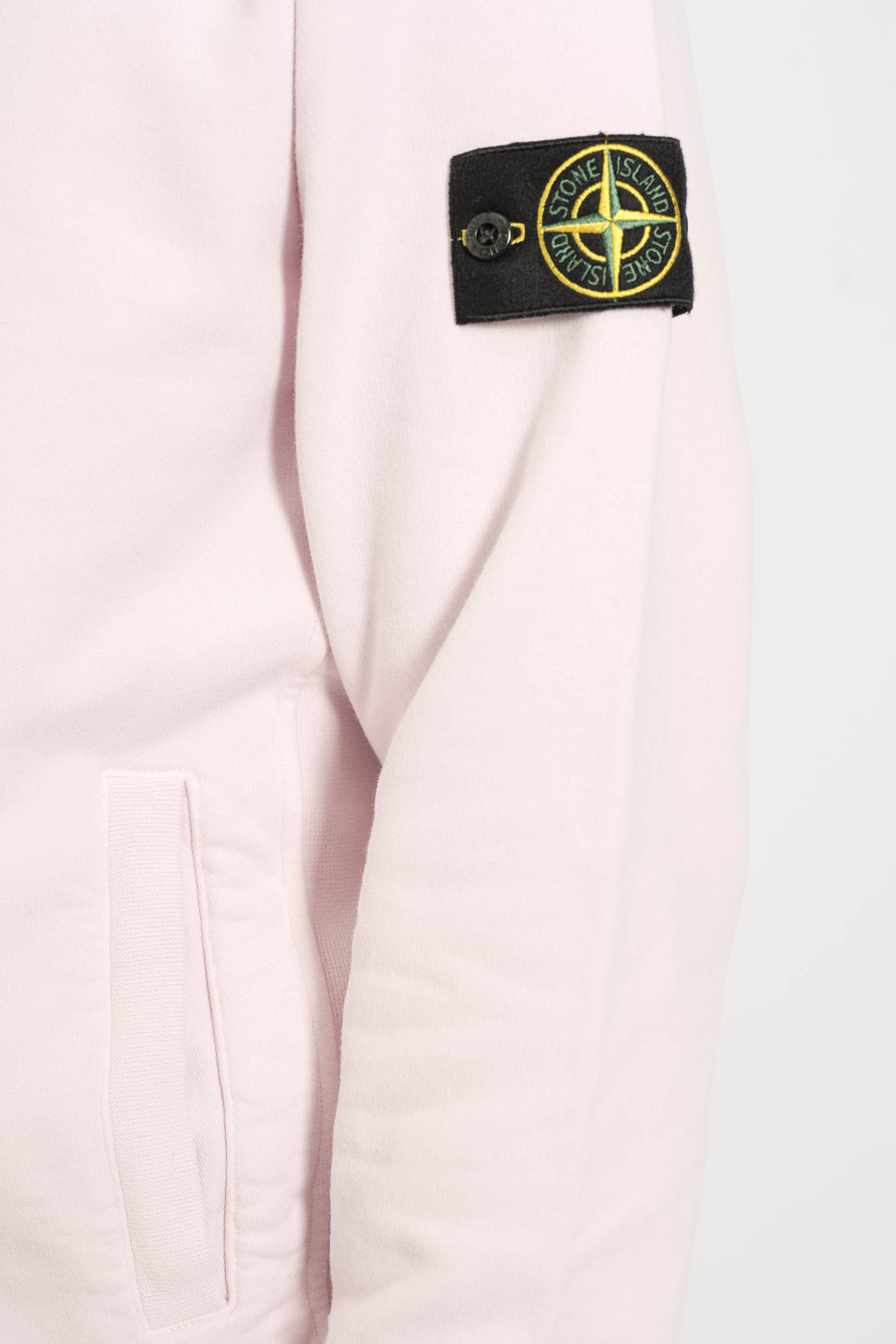 SWEAT STONE ISLAND A CAPUCHE ROSE 6100029-V0080