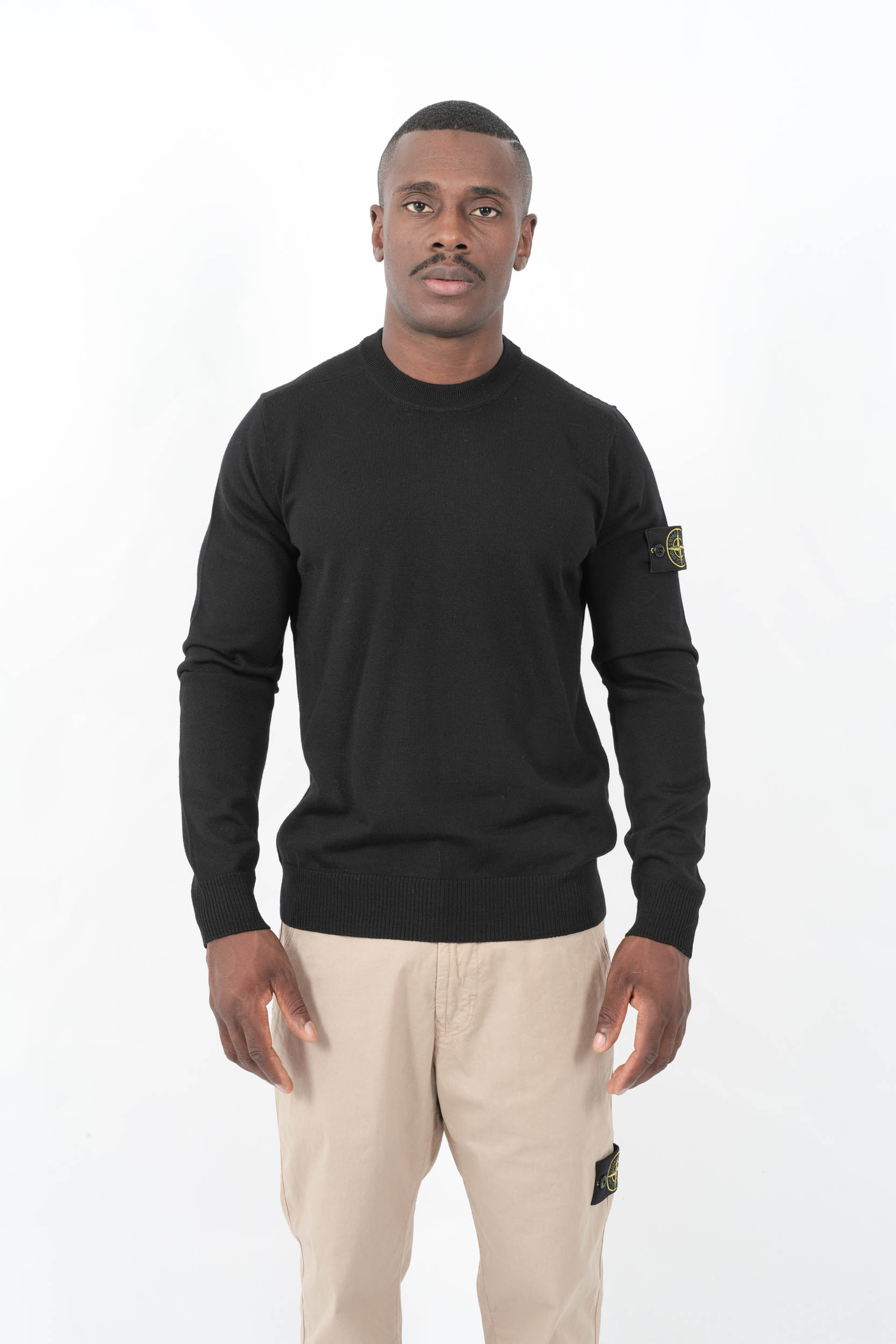 PULL STONE ISLAND NOIR 5100071-V0029