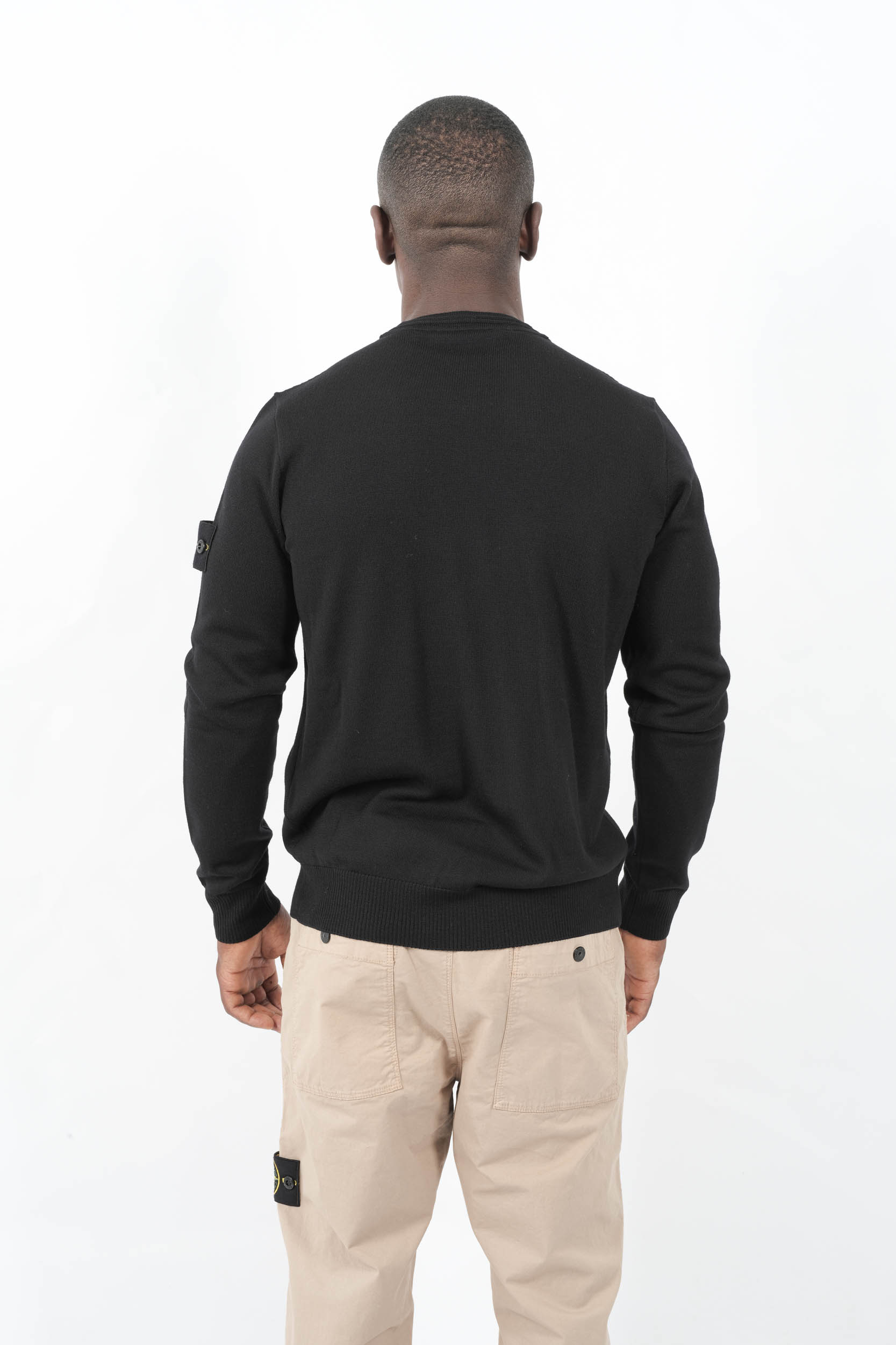 PULL STONE ISLAND NOIR 5100071-V0029