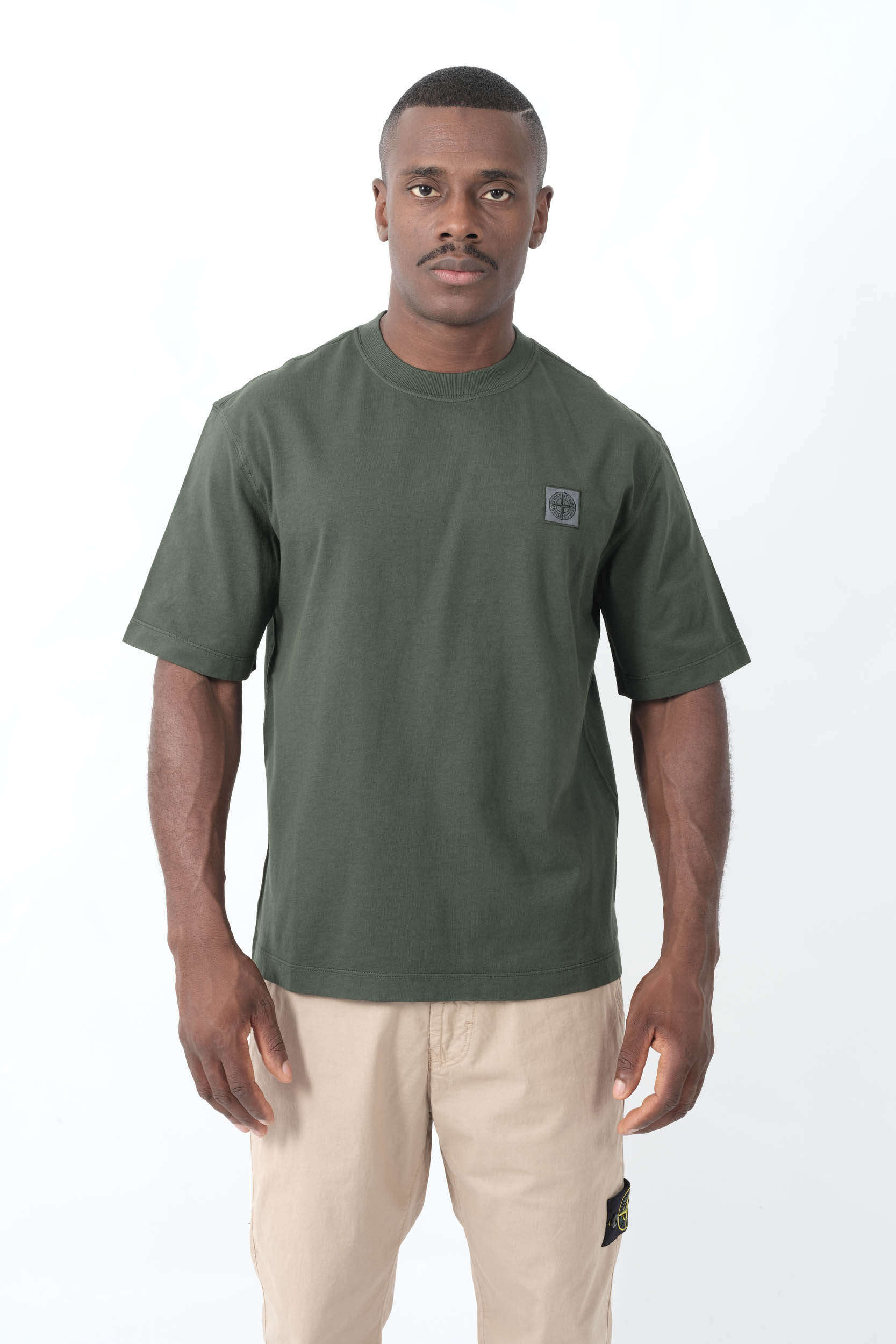  Image du produit TEE-SHIRT STONE ISLAND OVERSIZE VERT 2100025-V005E - 4