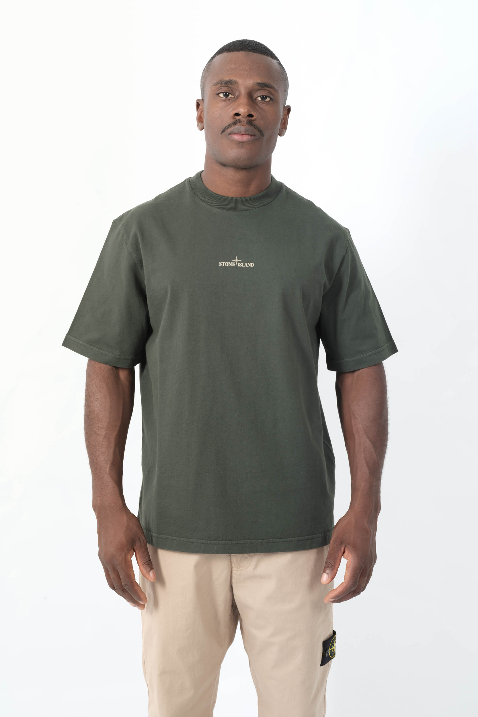  Image du produit TEE-SHIRT STONE ISLAND OVERSIZE LOGO DOS VERT 2100037-V005E - 3