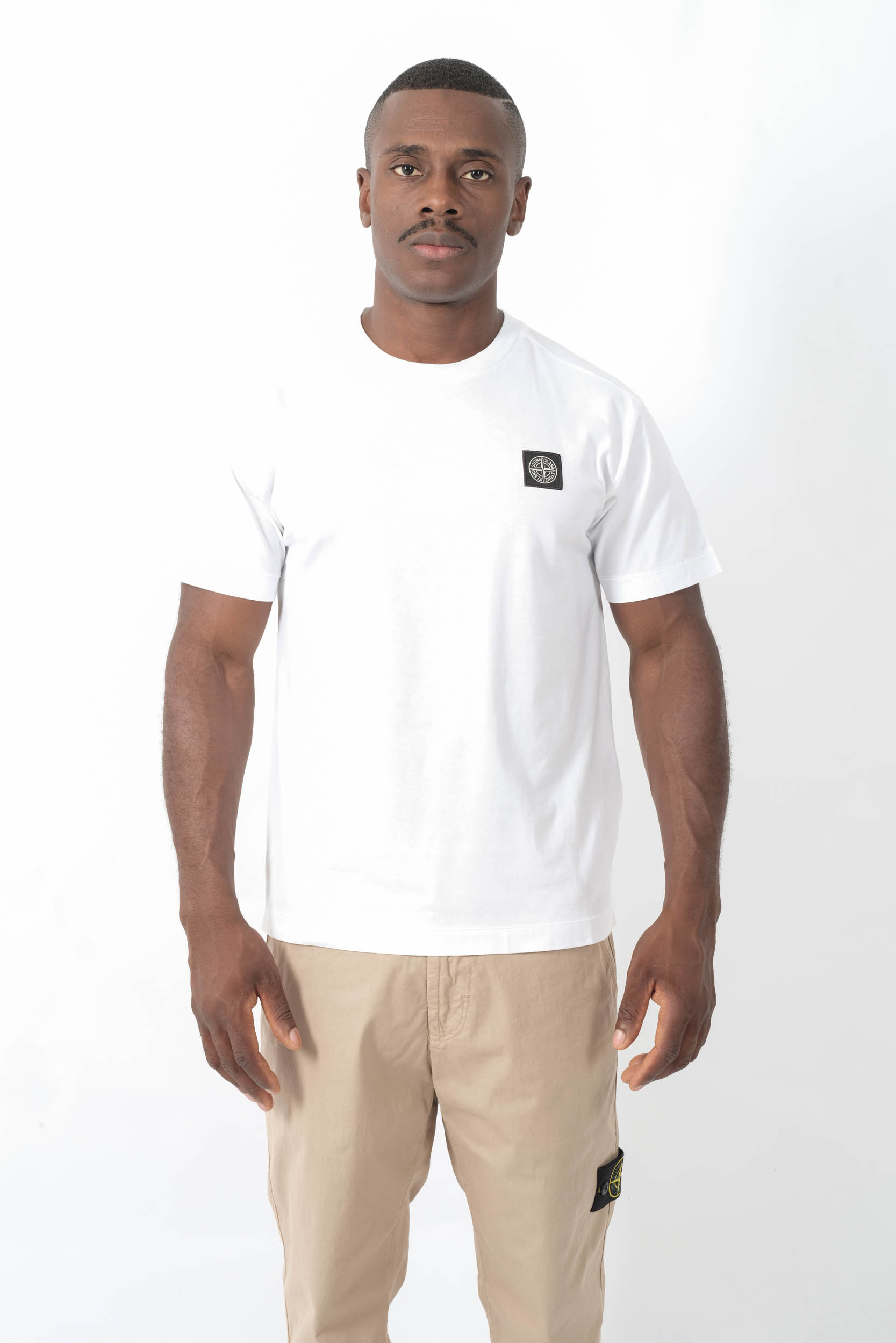 TEE-SHIRT STONE ISLAND BLANC 2100027-V0001