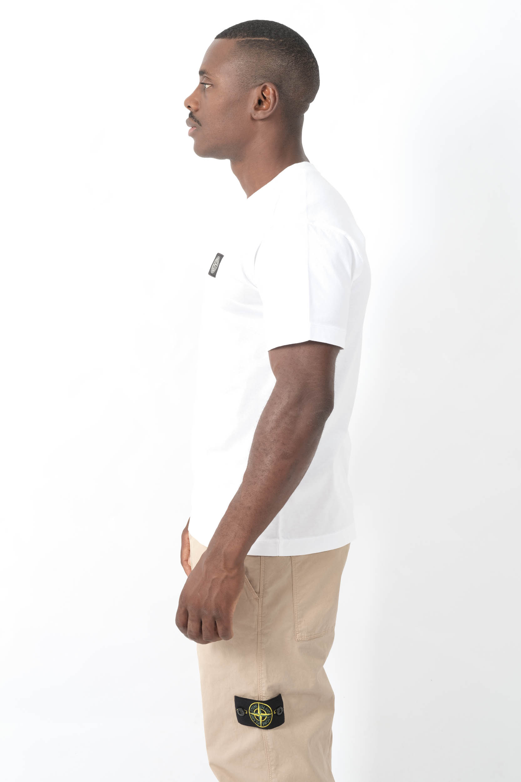 TEE-SHIRT STONE ISLAND BLANC 2100027-V0001