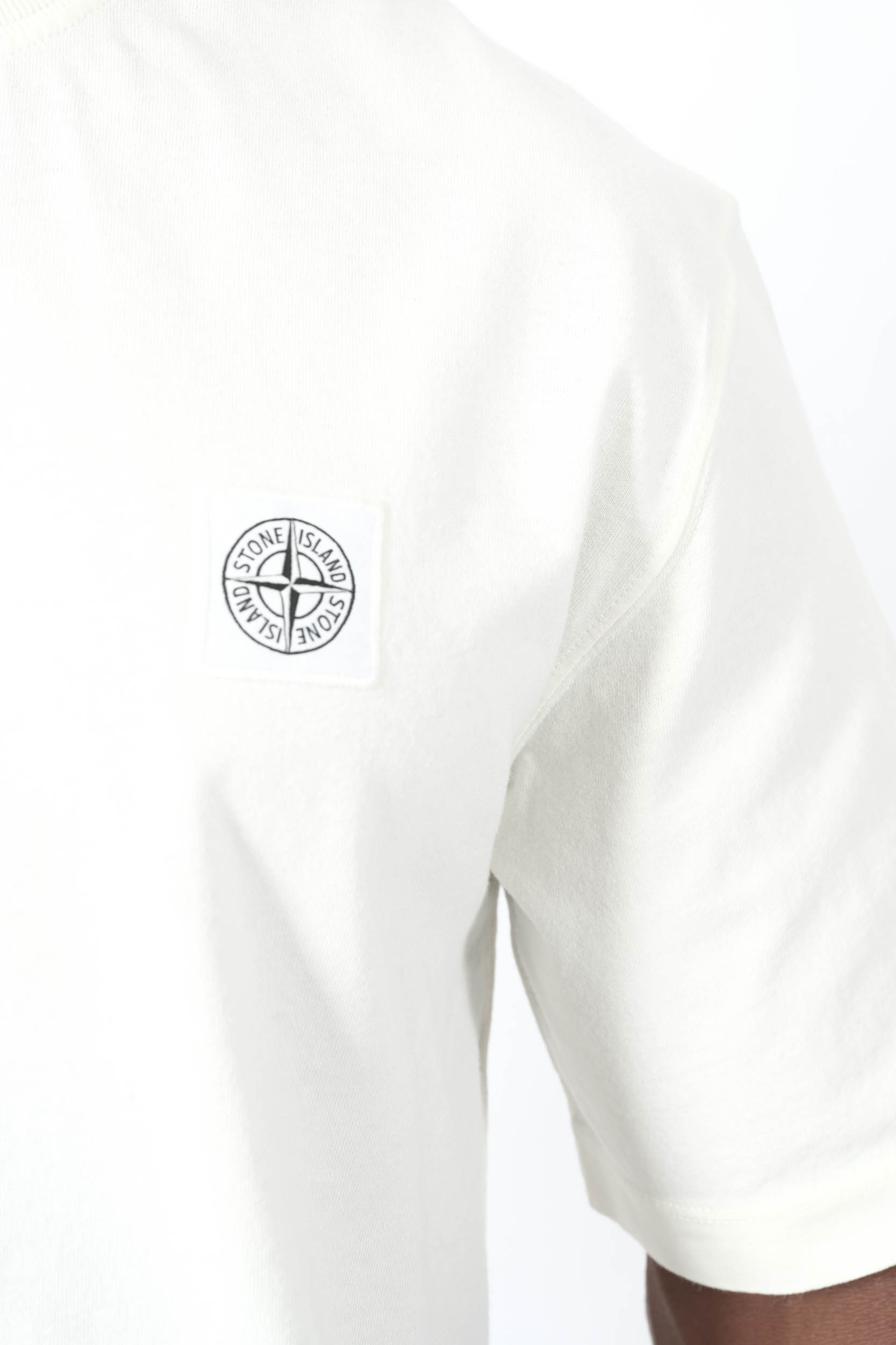 TEE-SHIRT STONE ISLAND OVERSIZE CREME 2100025-V0093