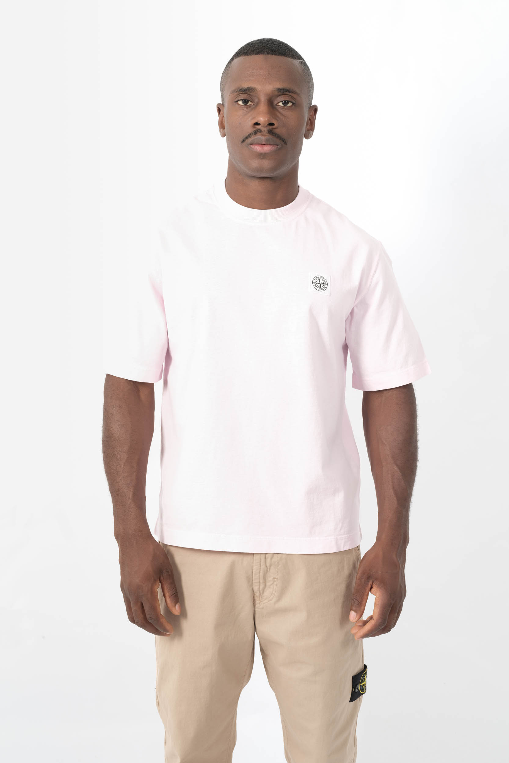 TEE-SHIRT STONE ISLAND OVERSIZE CREME 2100025-V0080