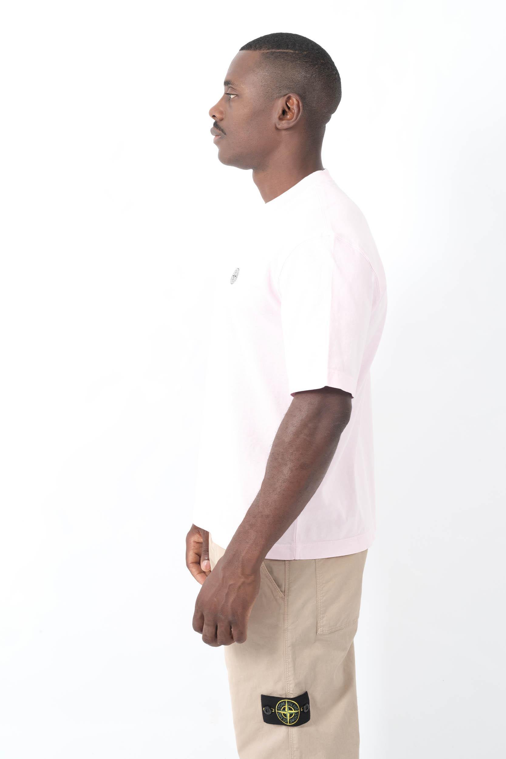 TEE-SHIRT STONE ISLAND OVERSIZE CREME 2100025-V0080