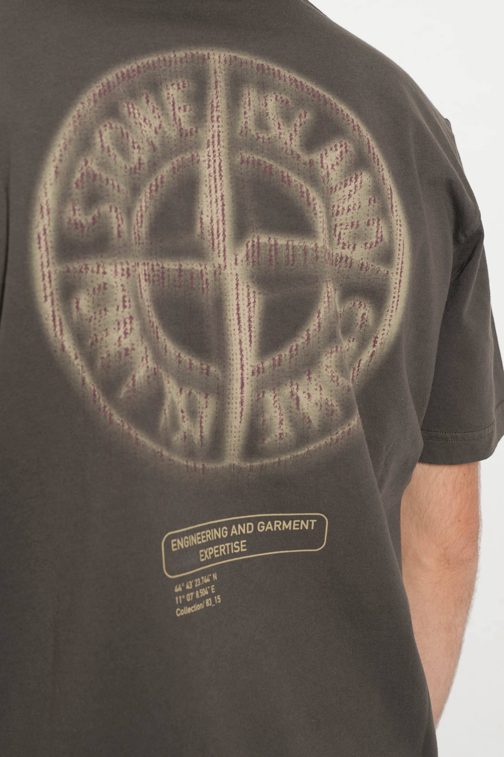 TEE-SHIRT STONE ISLAND GRIS PLOMB 2100037-S197-V0062